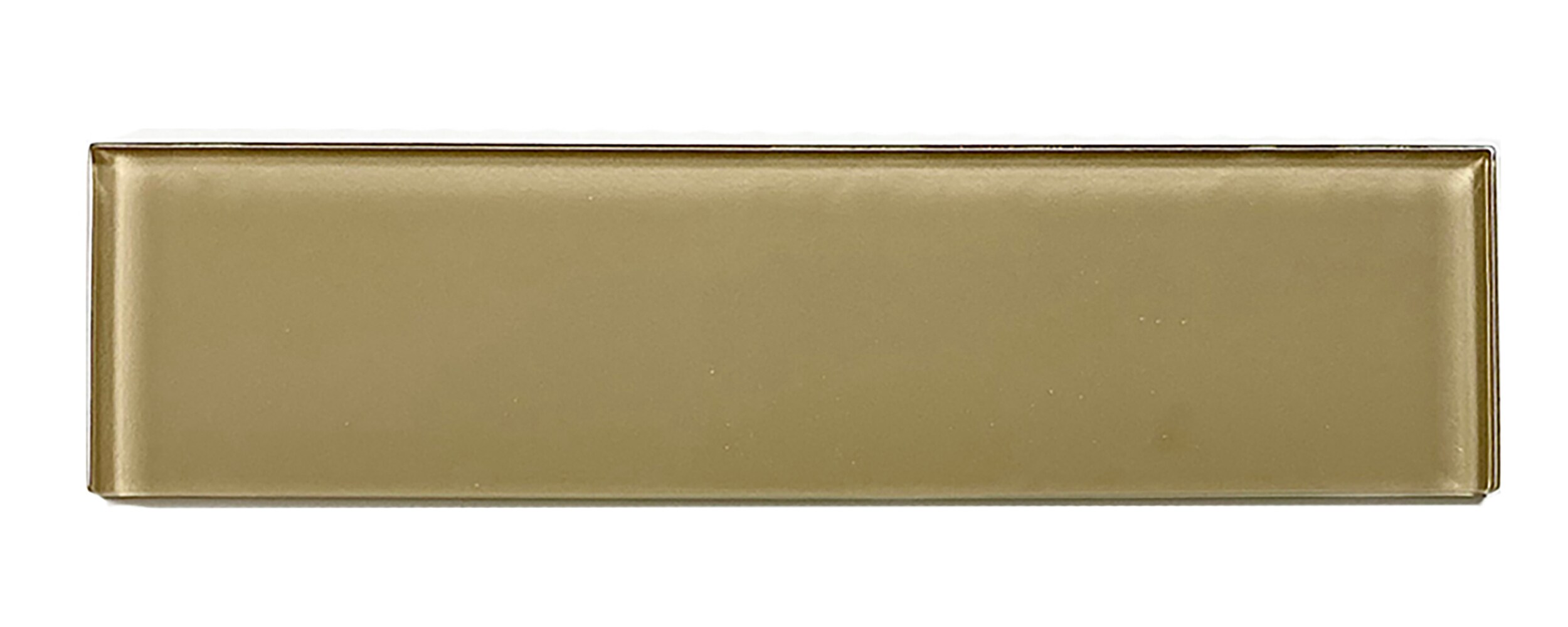 Abolos LWSMET0312-JE Metro Brown 3-in x 12-in Glossy Glass Subway Standard Wall Tile ( 10-sq ft Carton )