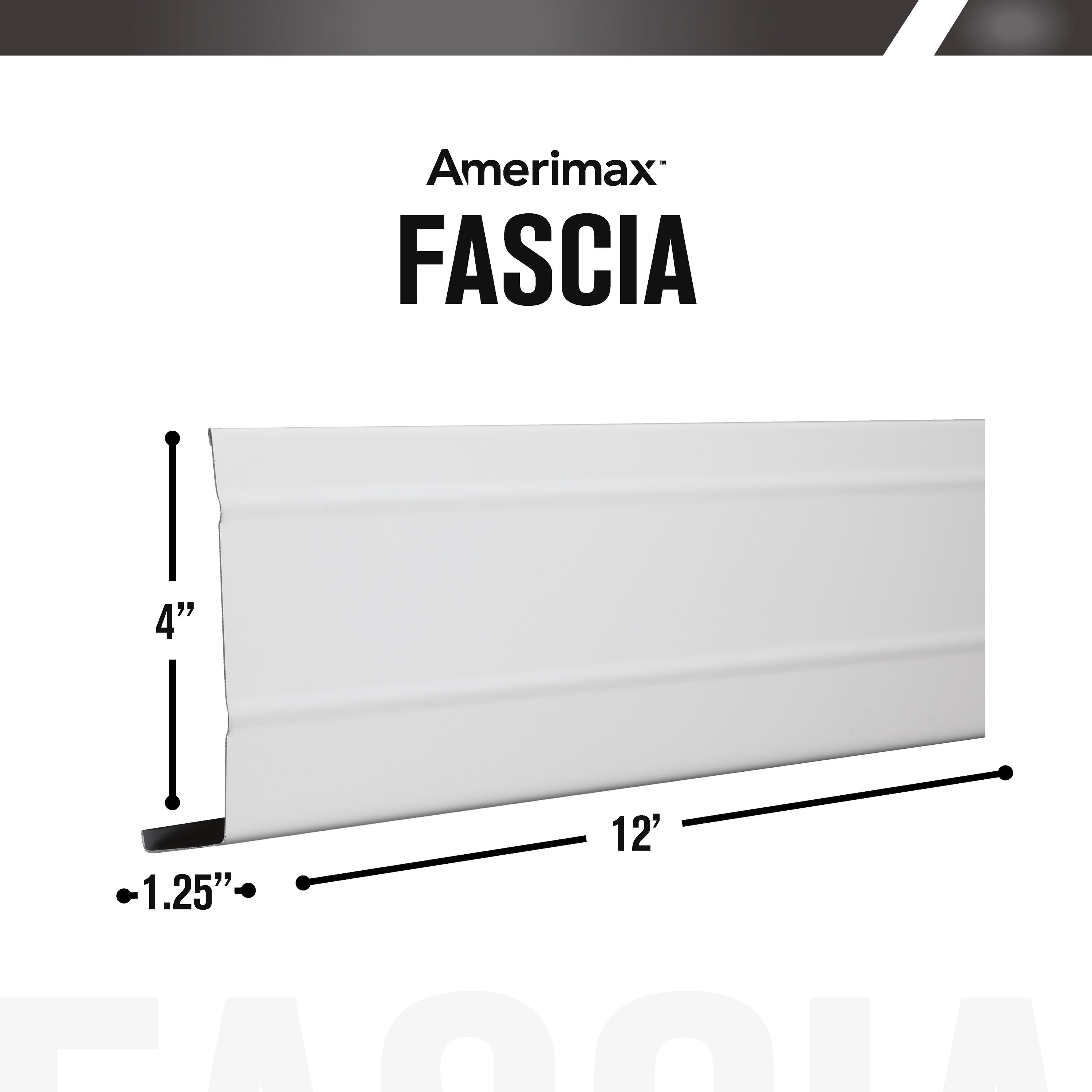 Amerimax 77106 fascia - View #3