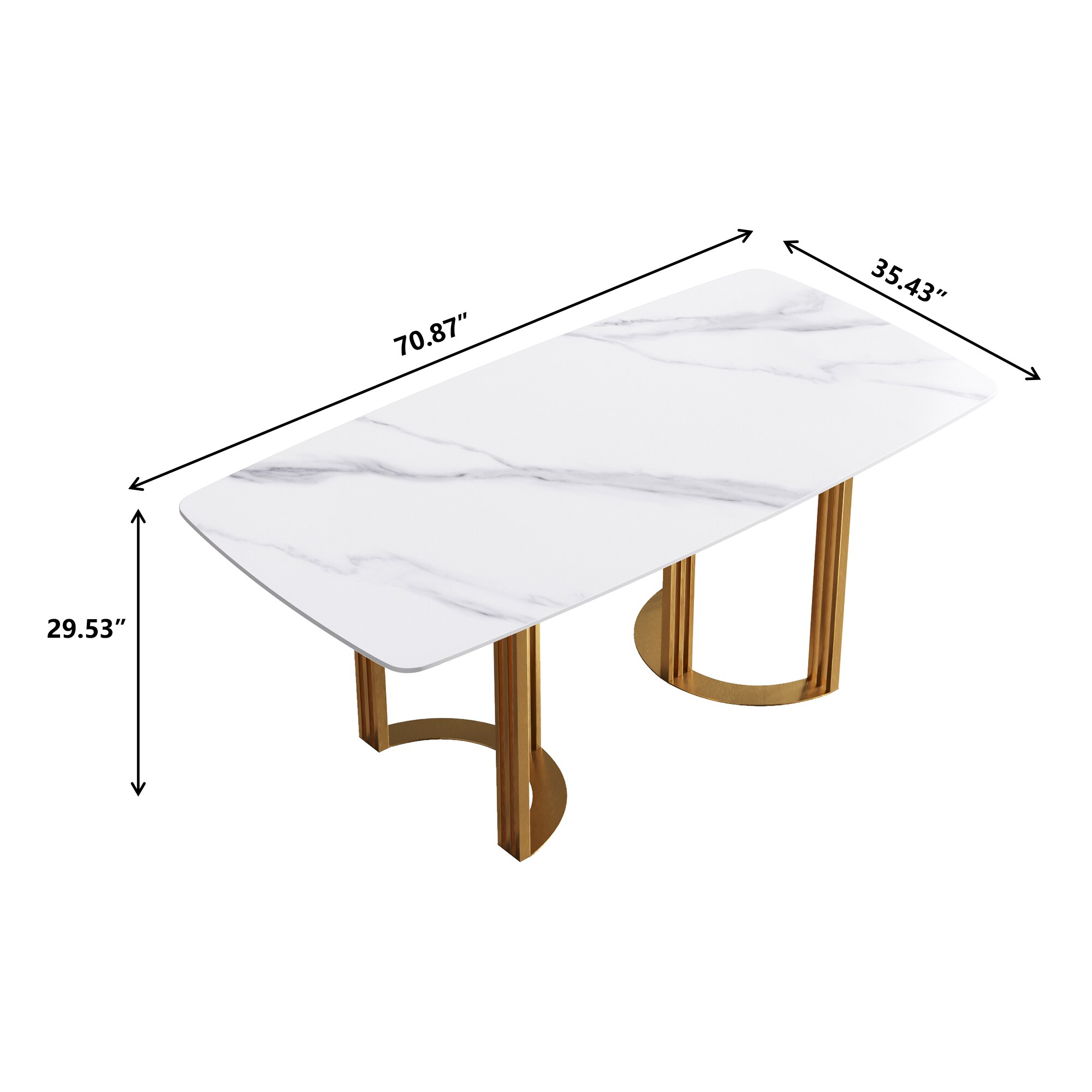 LIVIZA GIZ-AT1063WH Dining-Tables - View #3