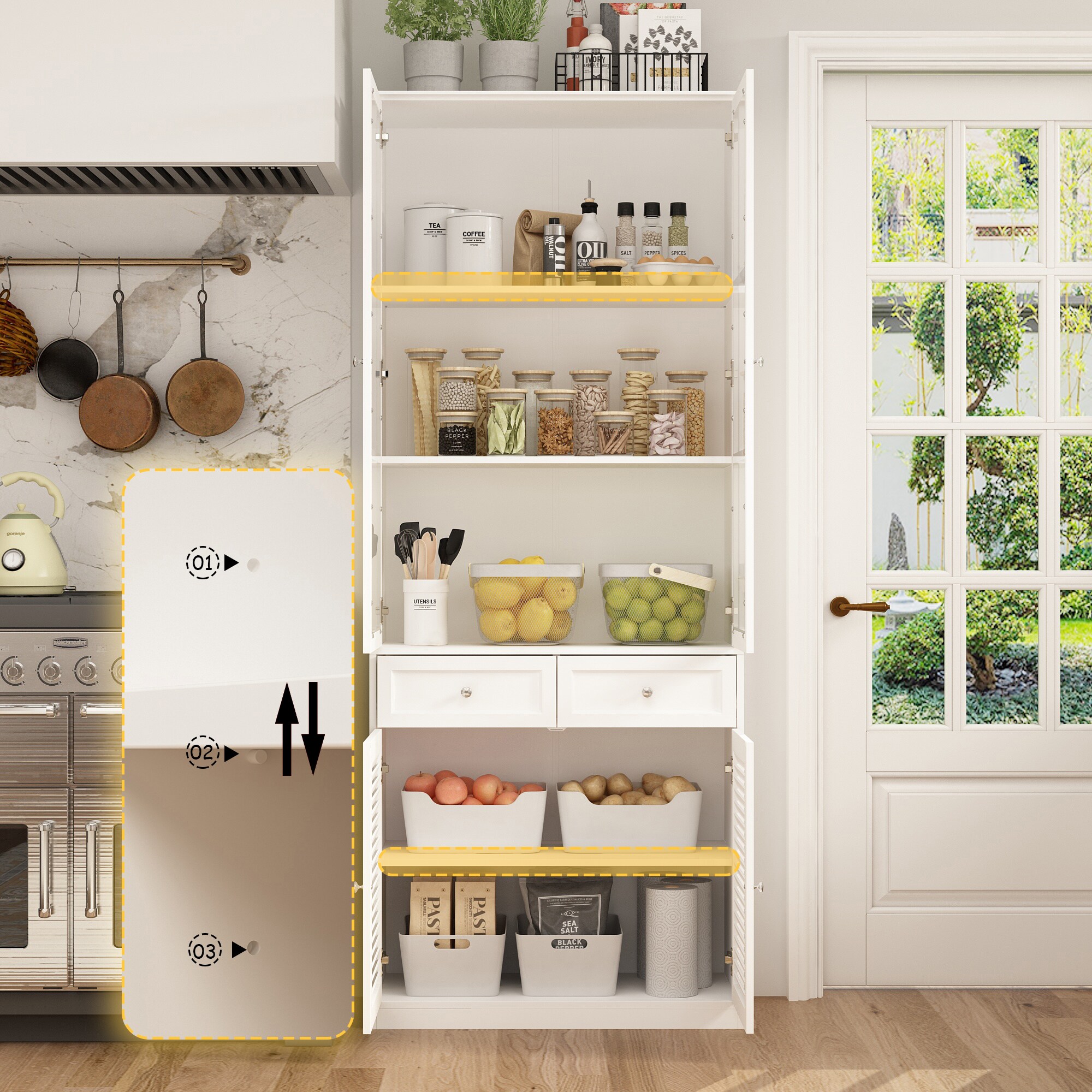 FUFU&GAGA KF330128-01 Dining-Kitchen-Storarge - View #8