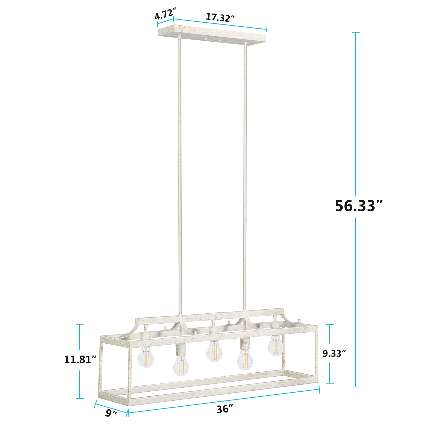 Tribesigns TH-SF0106 Pendant-Lights - View #8