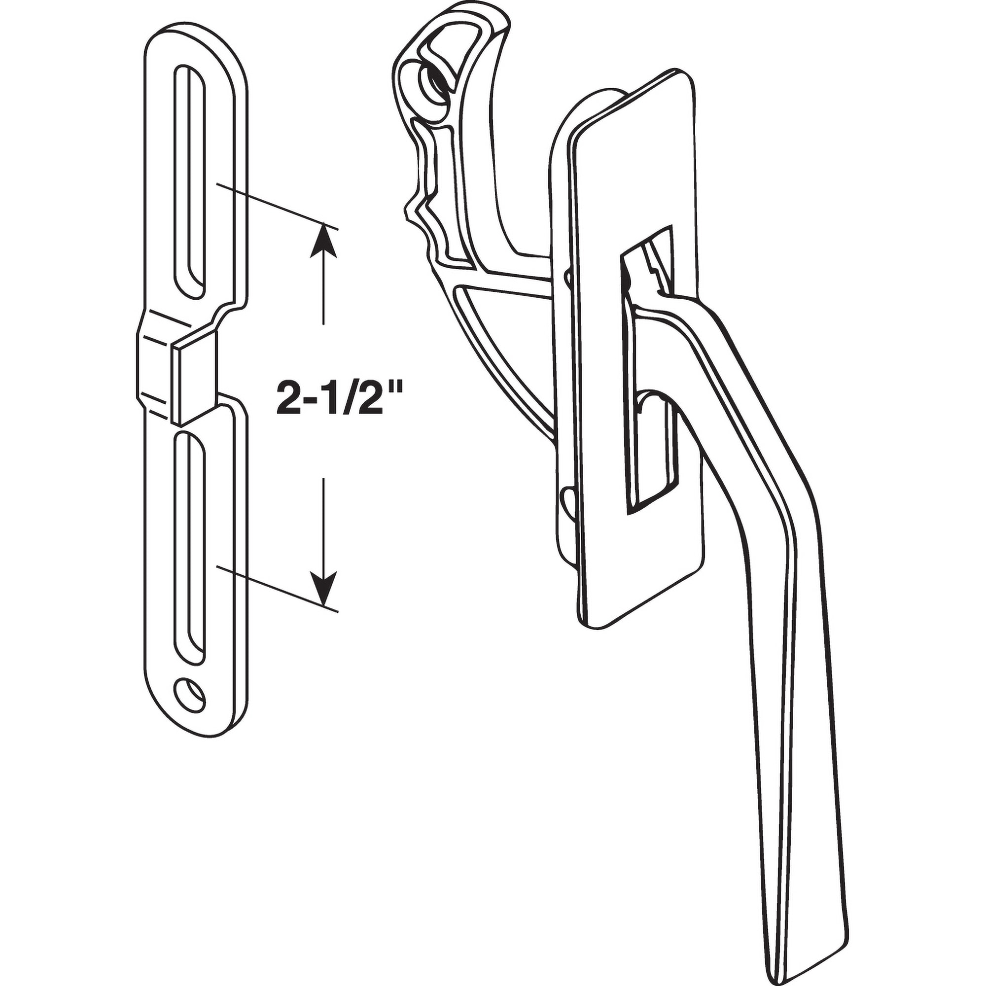 Prime-Line TH 23094 Casement-Window-Crank-Handles - View #2