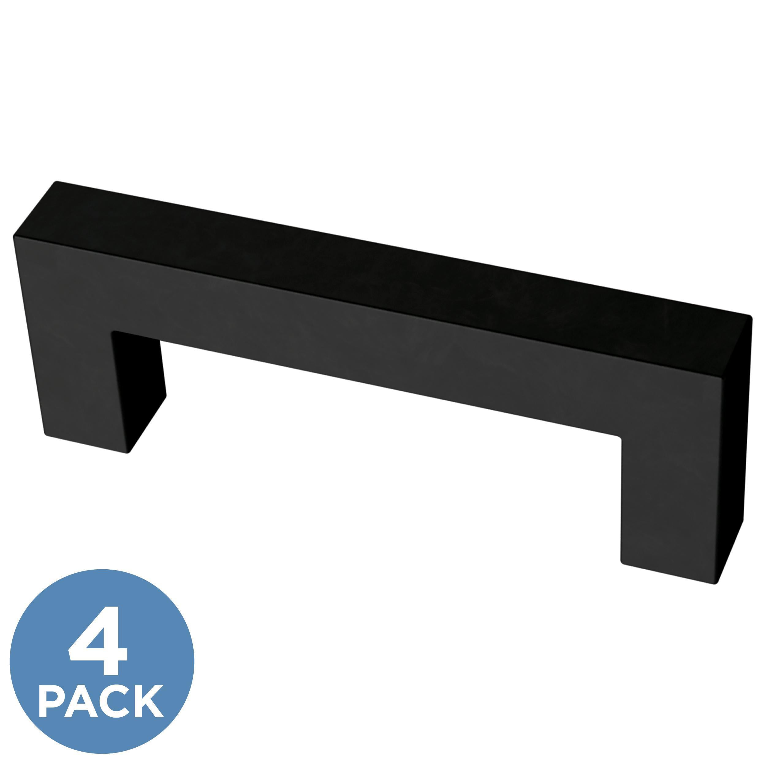 Brainerd Bar 3-3/4-in Center to Center Matte Black Cylindrical Bar