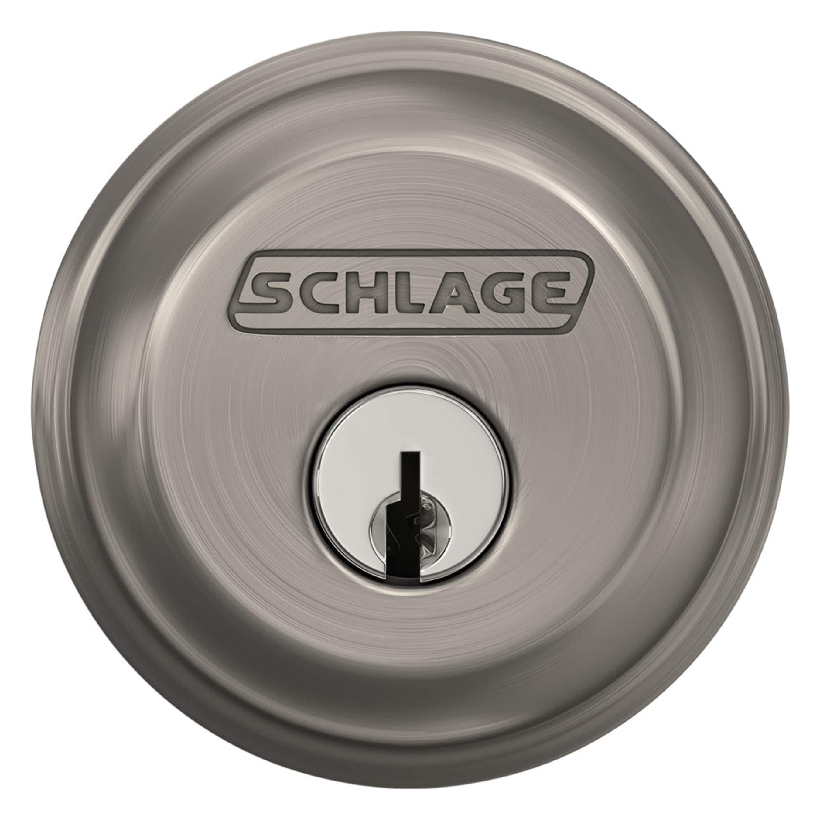 Schlage B60N V 619 Door-Deadbolts - View #9