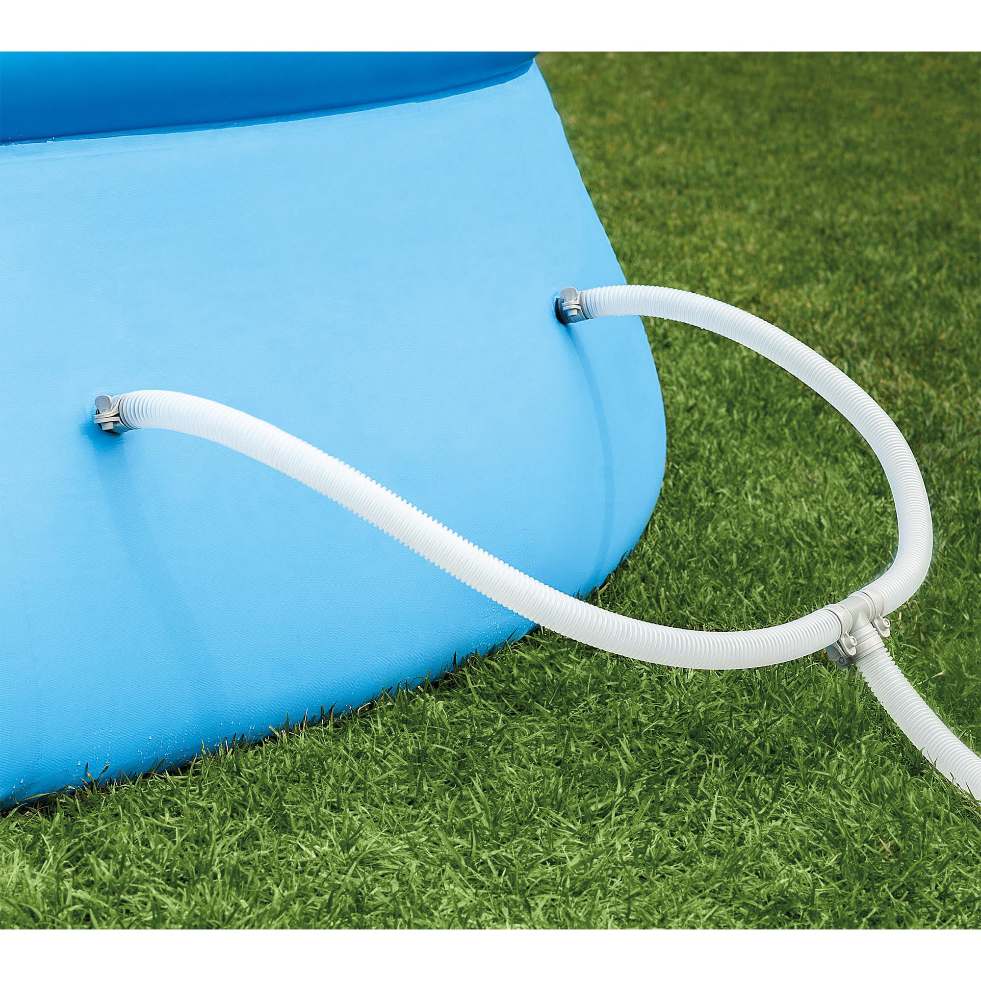 Intex 15-ft X 15-ft X 42-in Inflatable Top Ring Round Above-Ground Pool ...