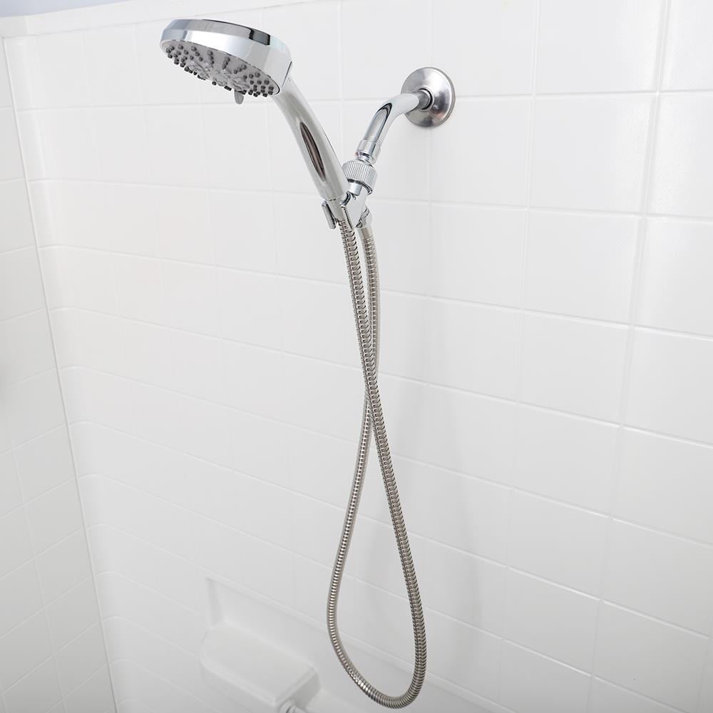 Home Basics Oasis Single Function Fixed Shower Head, Chrome