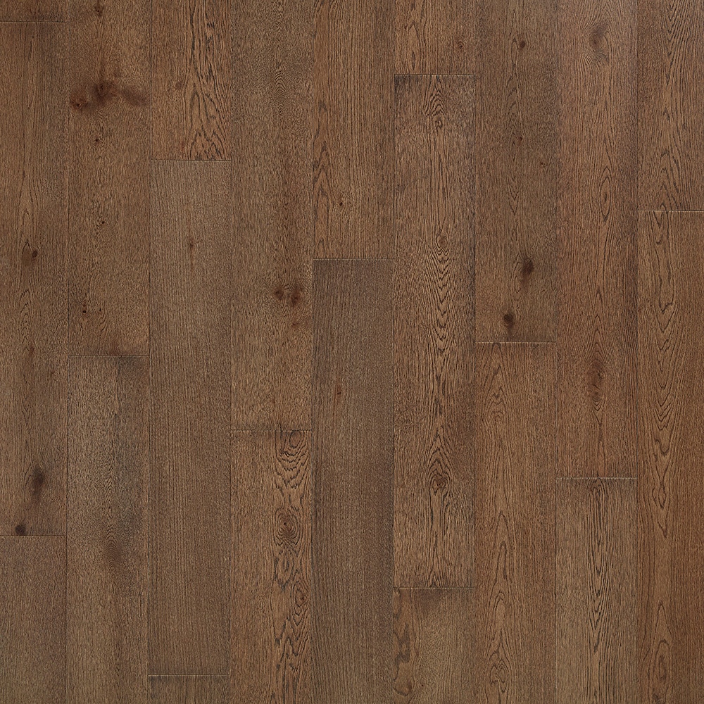 Pergo WoodCraft +WetProtect Old Manor Oak 7-1/2-in W x 3/8-in T x Wirebrushed Waterproof Engineered Hardwood Flooring (24.54-sq ft) in Brown -  LWO48-12