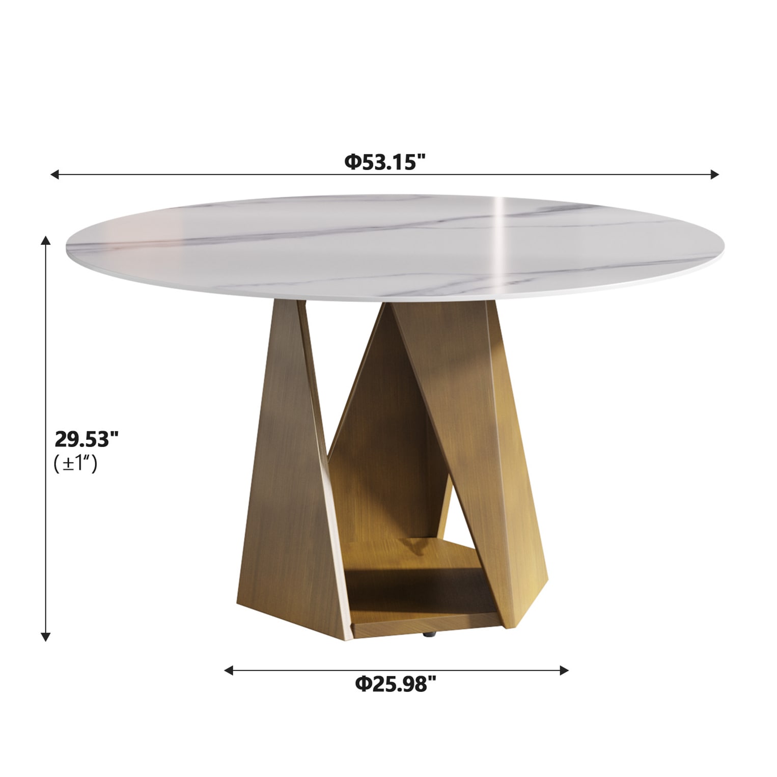 BuotiqHom DH-AT-135W-9C Dining-Tables - View #3