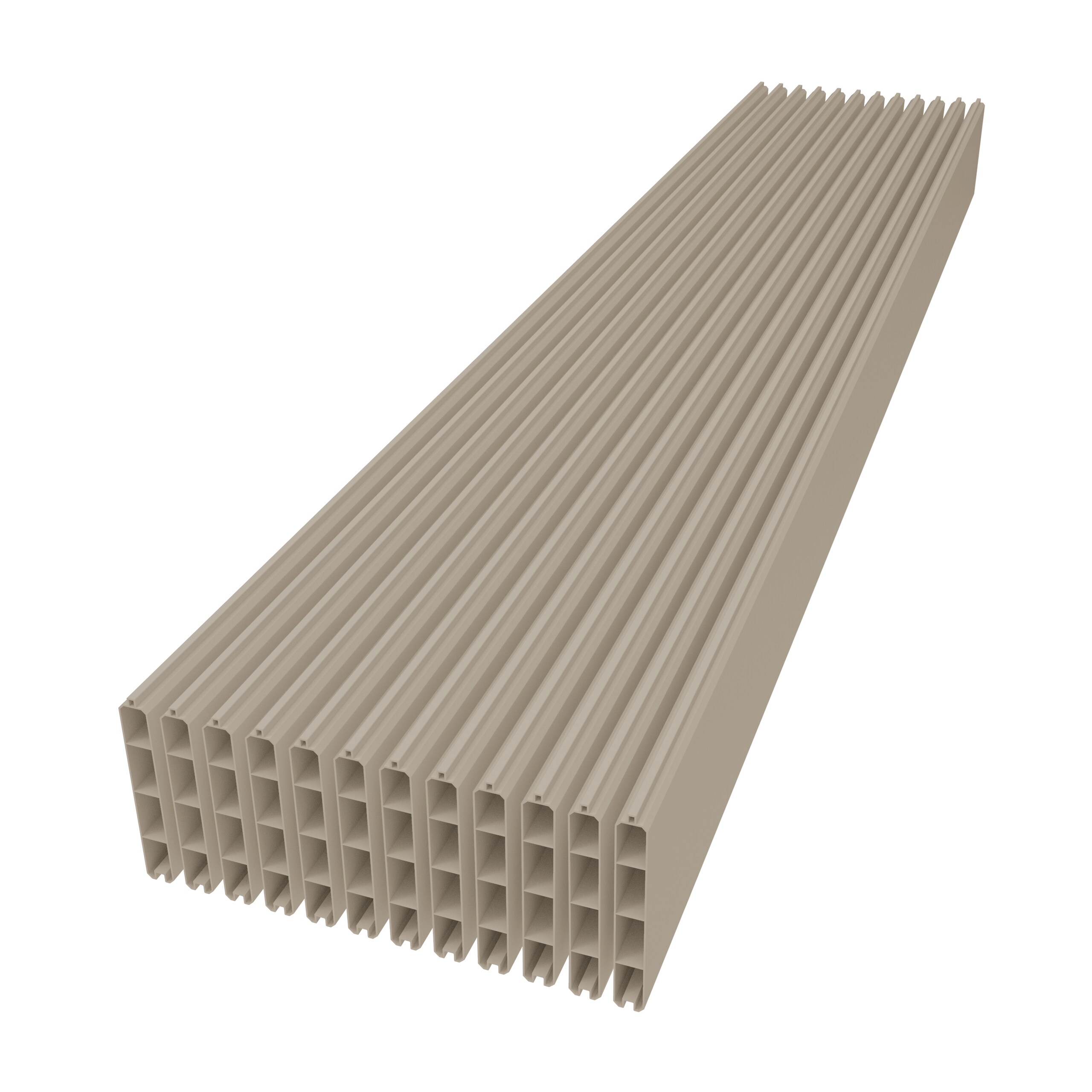Freedom 6-in Clay Vinyl Bracket For Vinyl Fence