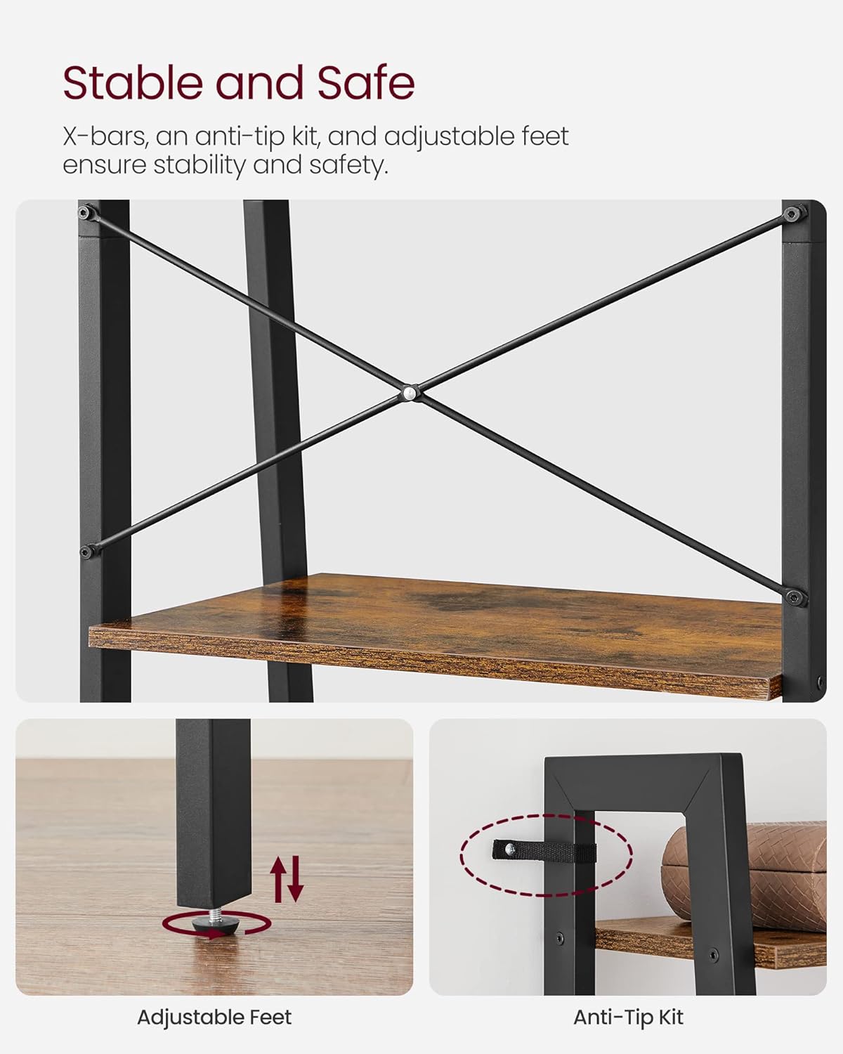 SONGMICS HOME LLS44X bookcases - View #5