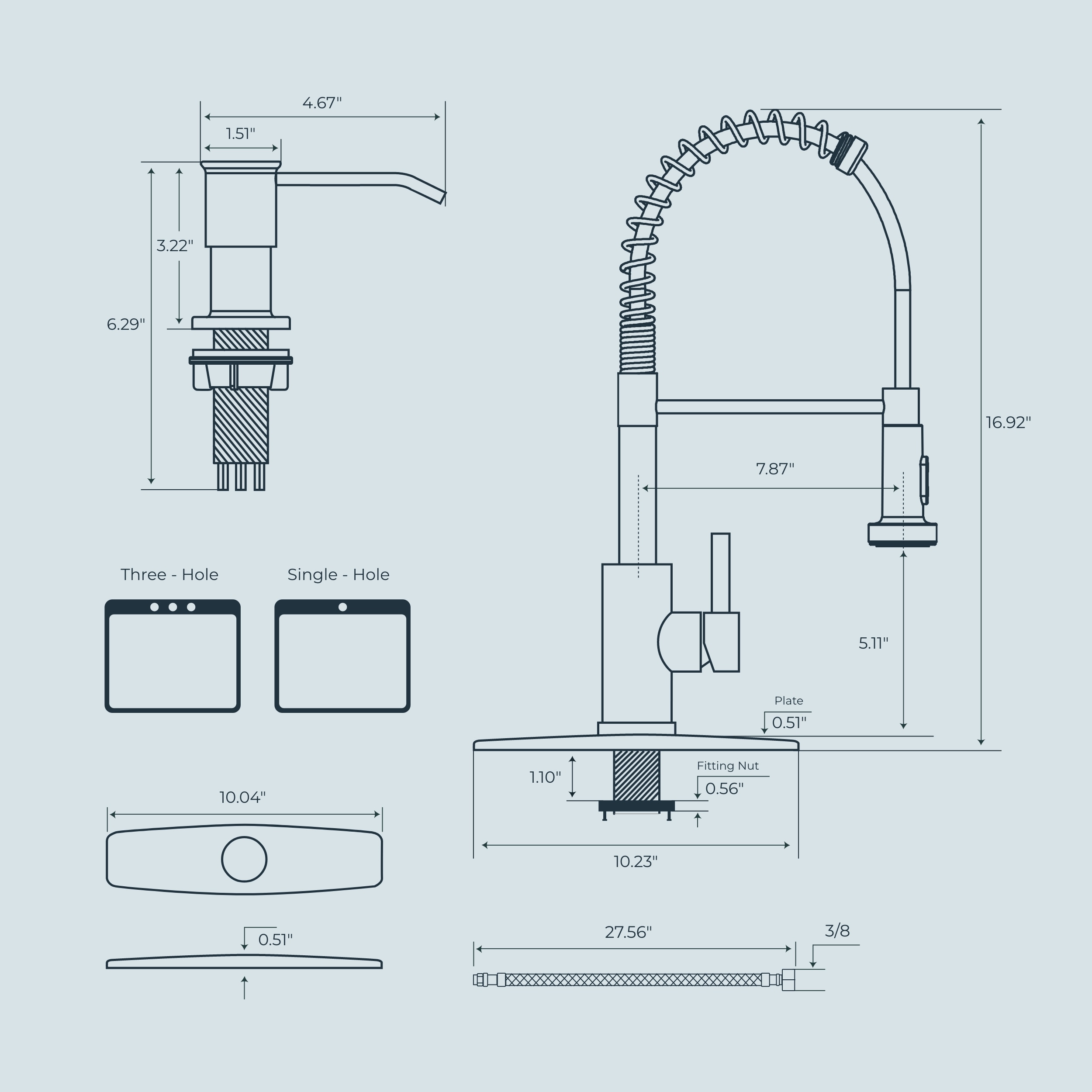 FORIOUS LL51AAABN-SD Kitchen-Faucets - View #3