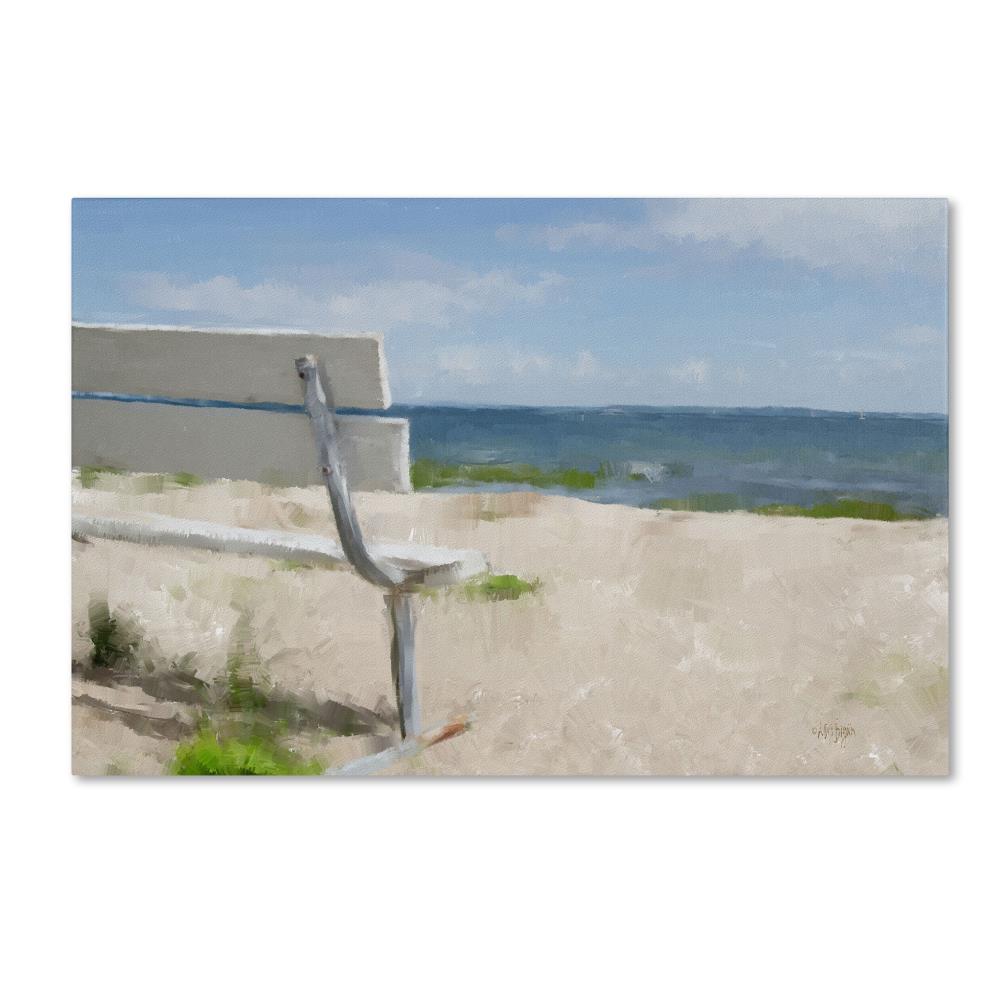 Trademark Fine Art LBR0242-C2232GG Framed 22-Inches H x 32-Inches W Landscape Canvas Print