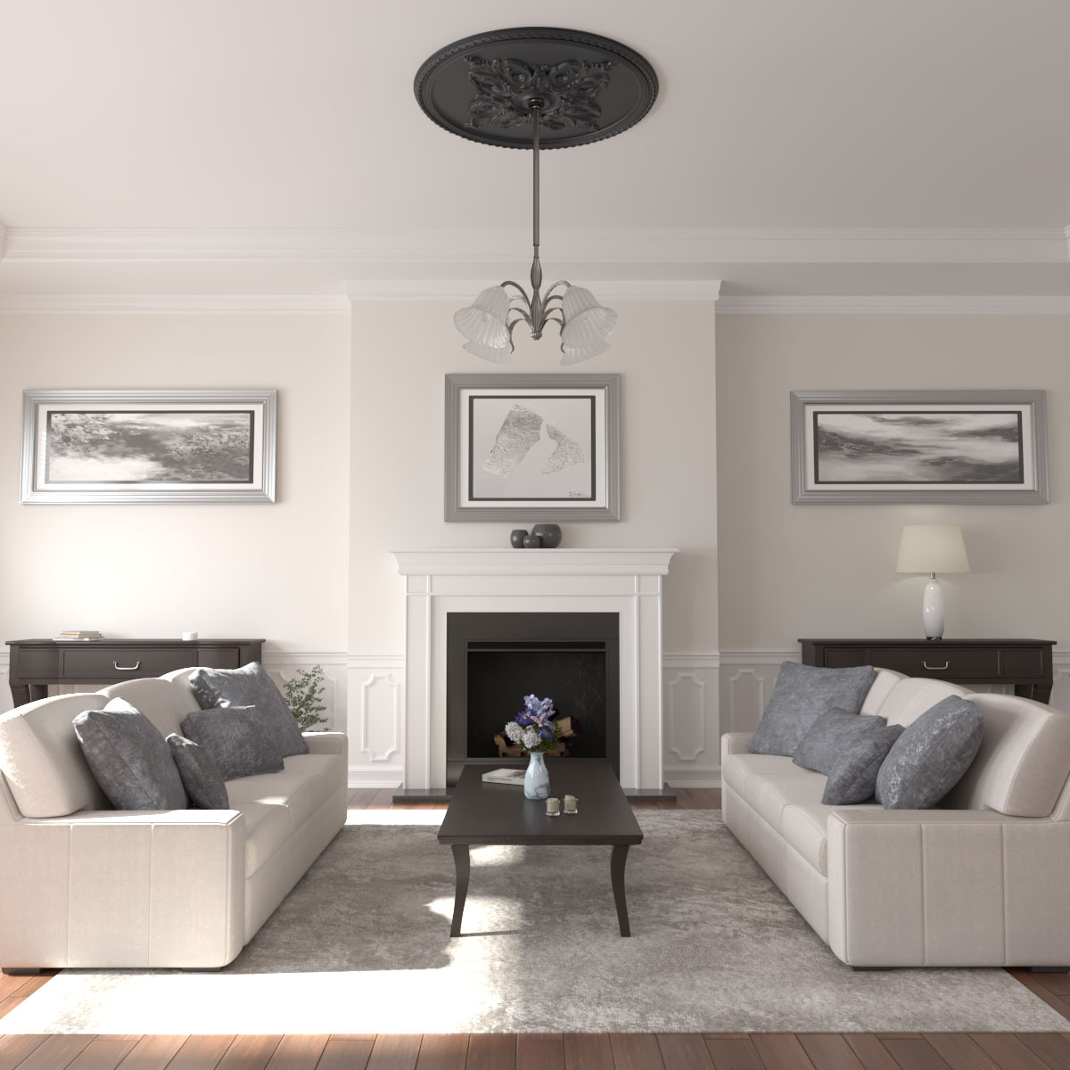 Ekena Millwork CM54MISGS Ceiling-Medallions - View #4