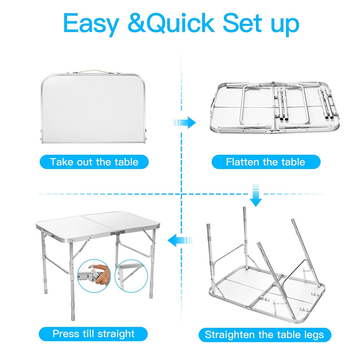WELLFOR NCHY-606PT Patio-Tables - View #6