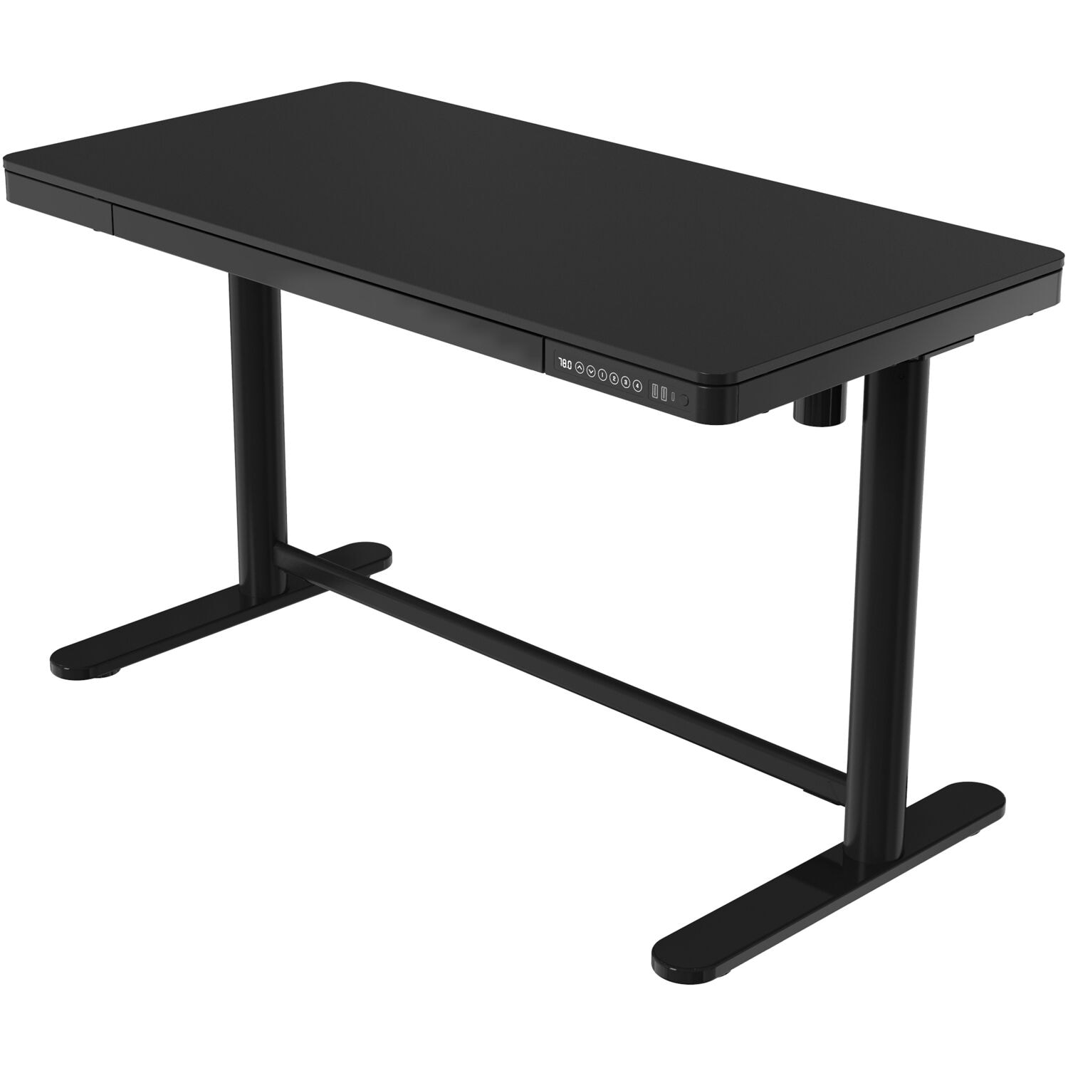 Hanover HSD0422-BLK 23.2-in Black Modern/Contemporary Computer Desk