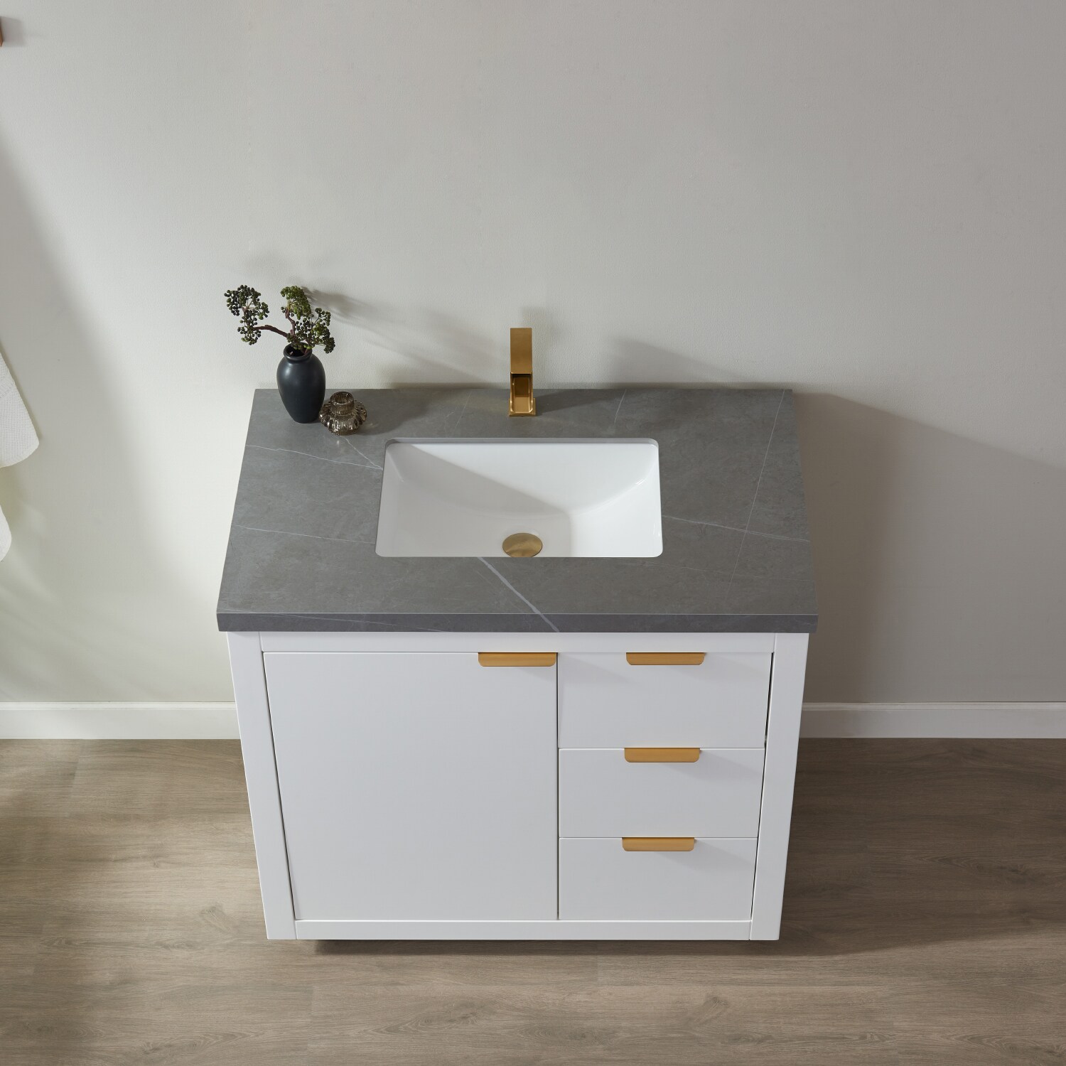 Vinnova 701536-WH-ALB-NM Bath-Vanity-Combo - View #4