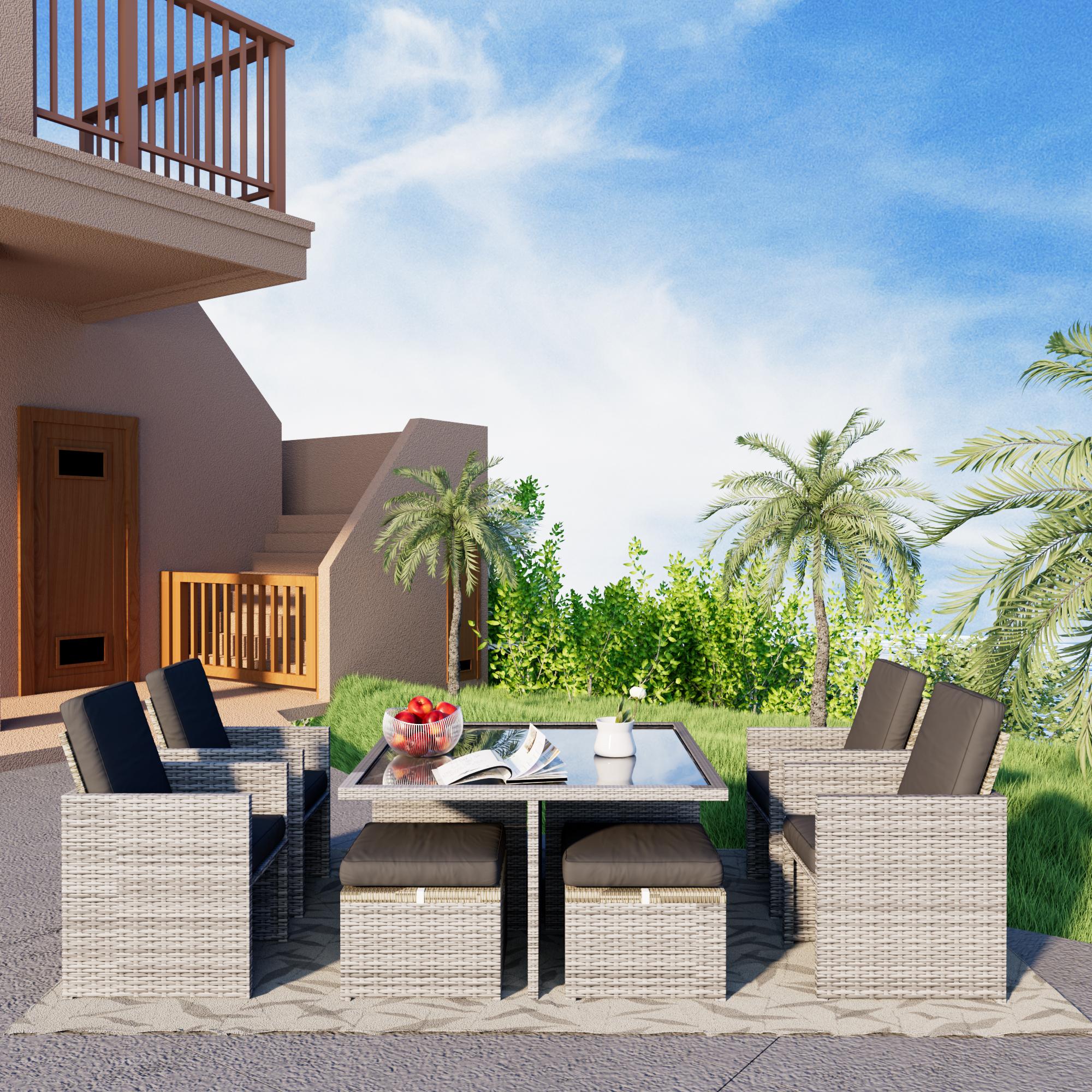 Bayfeve BF-1519S3-GDS Patio-Dining-Sets - View #2