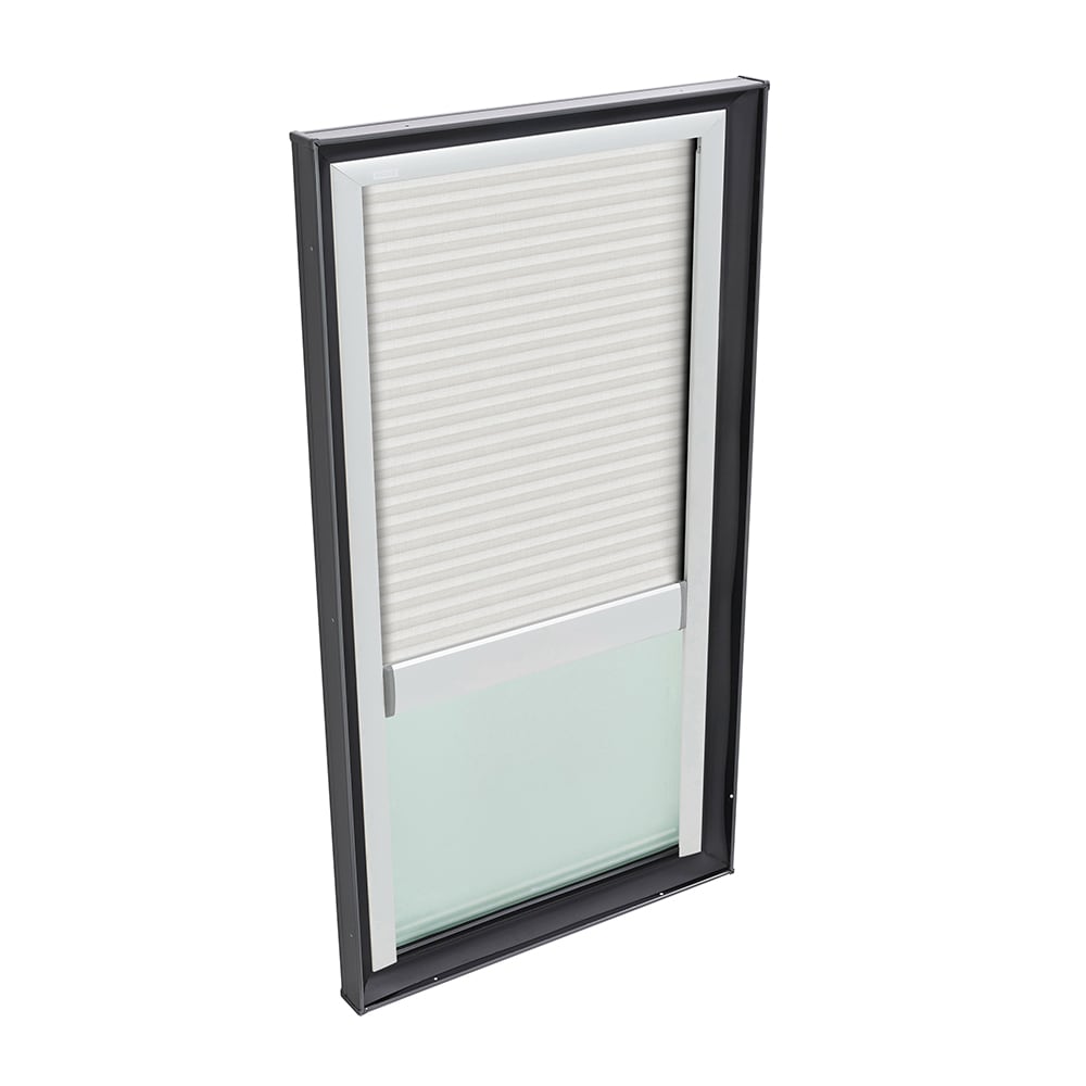 VELUX FCM 2234 2004FH00W 22.5-in x 34.5-in Fixed Curb Mount Skylight with Laminated Low-e Argon Glass and Light-filtering Blinds Included