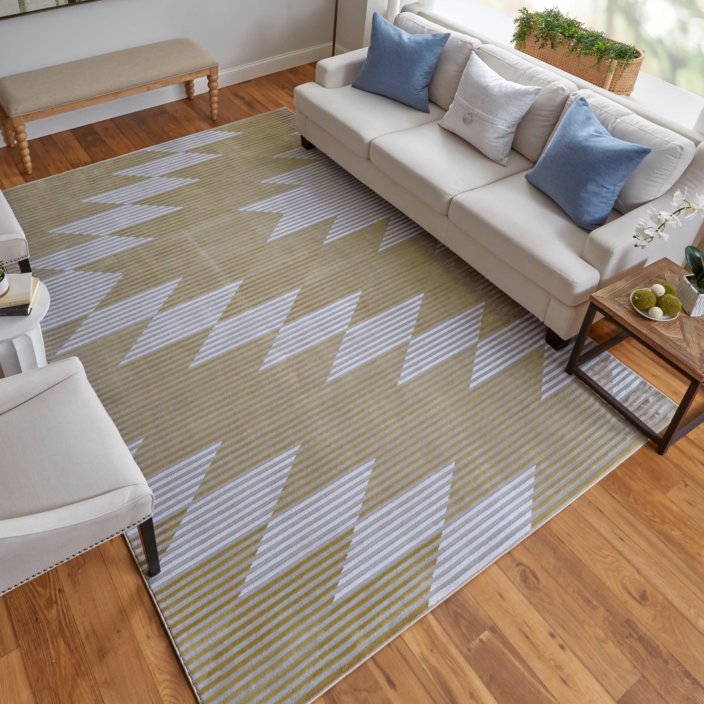 Room Envy 788R3830GRYGLDF05 rugs - View #7