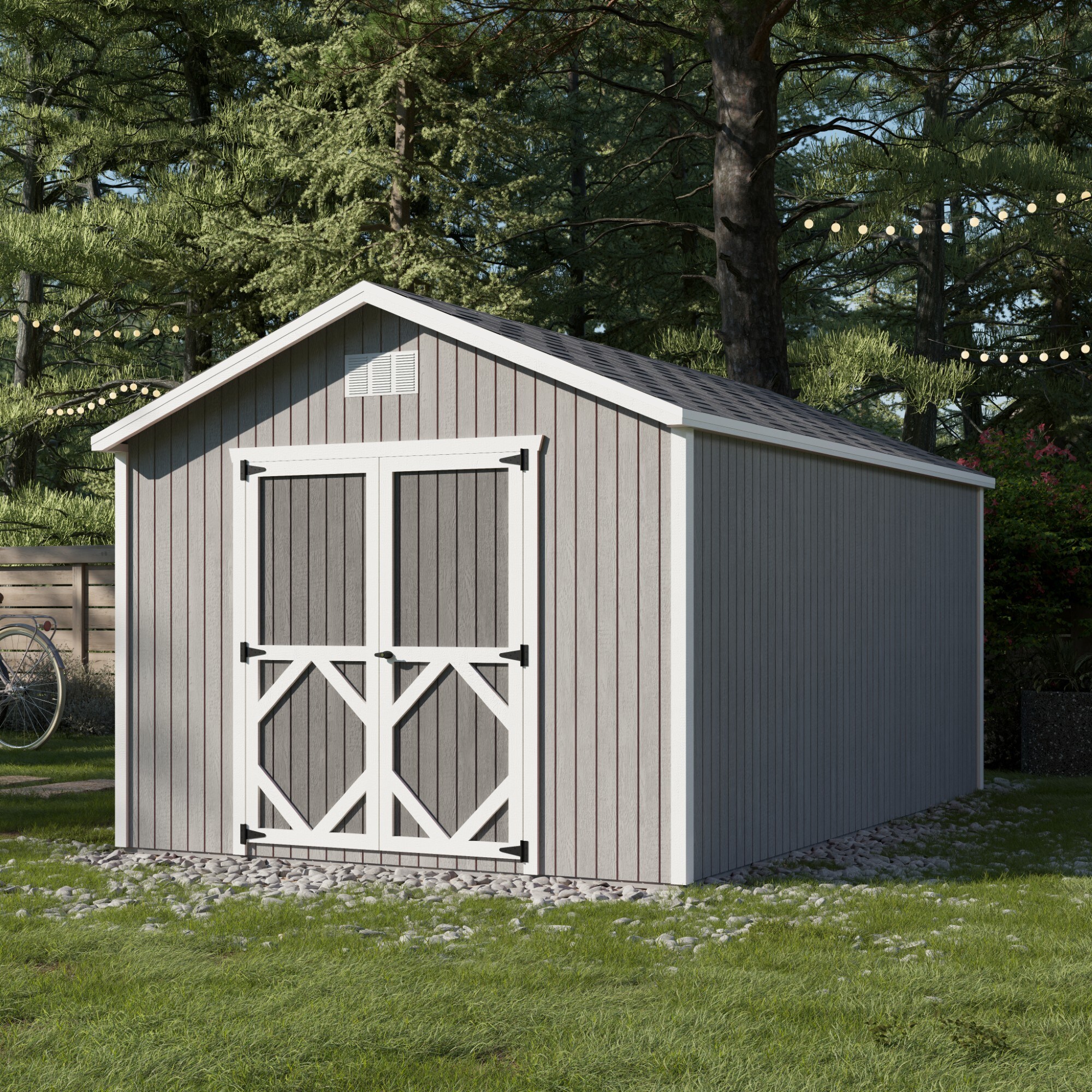 Little Cottage Co 10X16 CGS-PC-FK Wood-Storage-Buildings - View #2