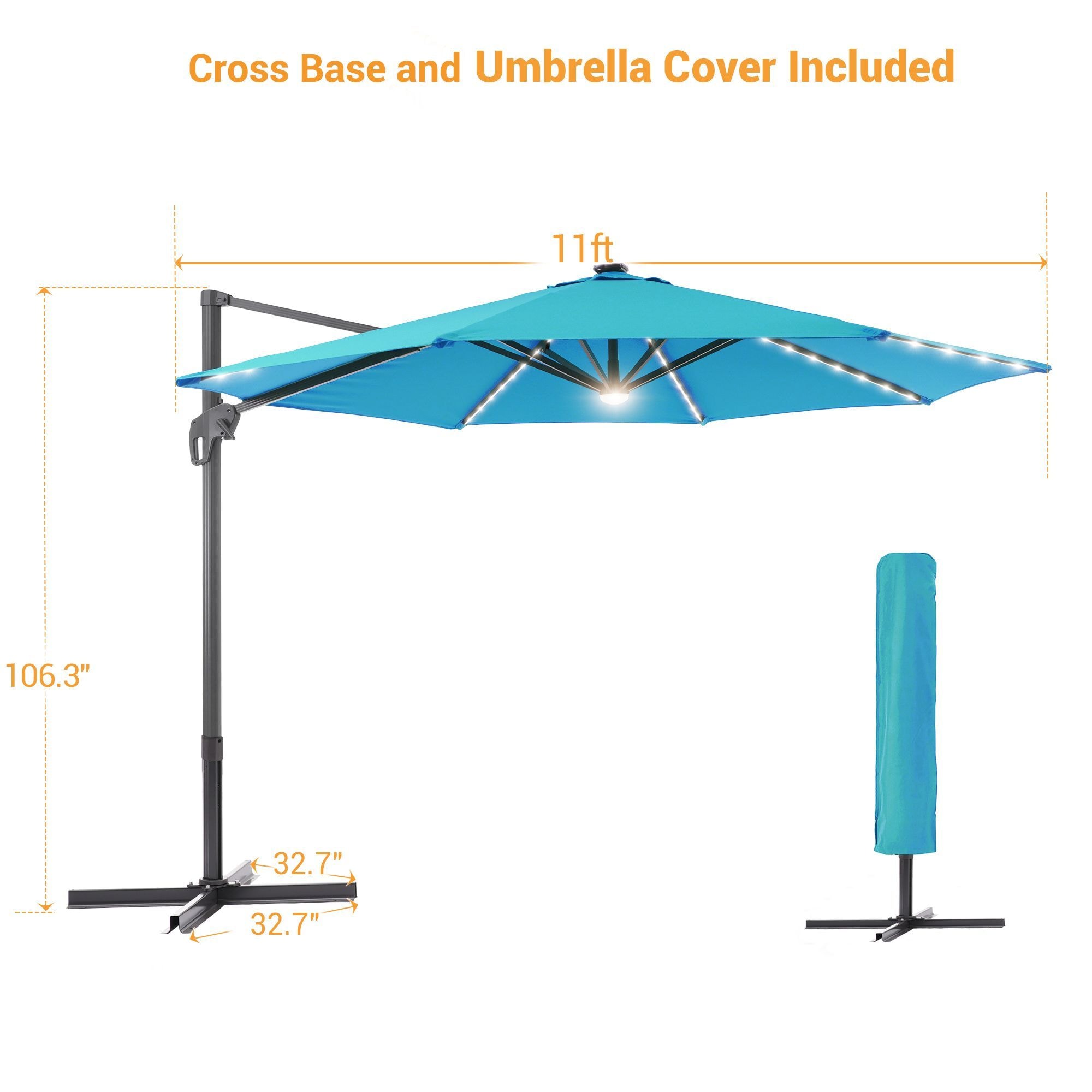 Sonkuki SD-132LB-LED Umbrellas-2 - View #2
