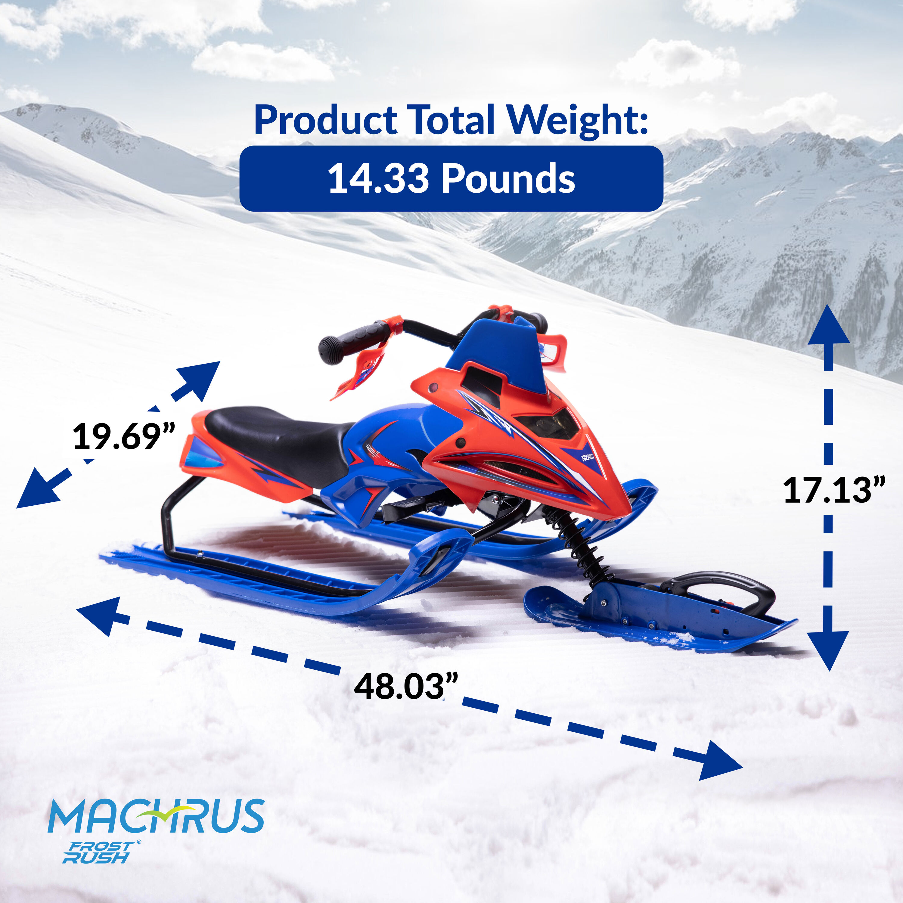 KSH Brands FRSL-MS-RB Snow-Sleds - View #2