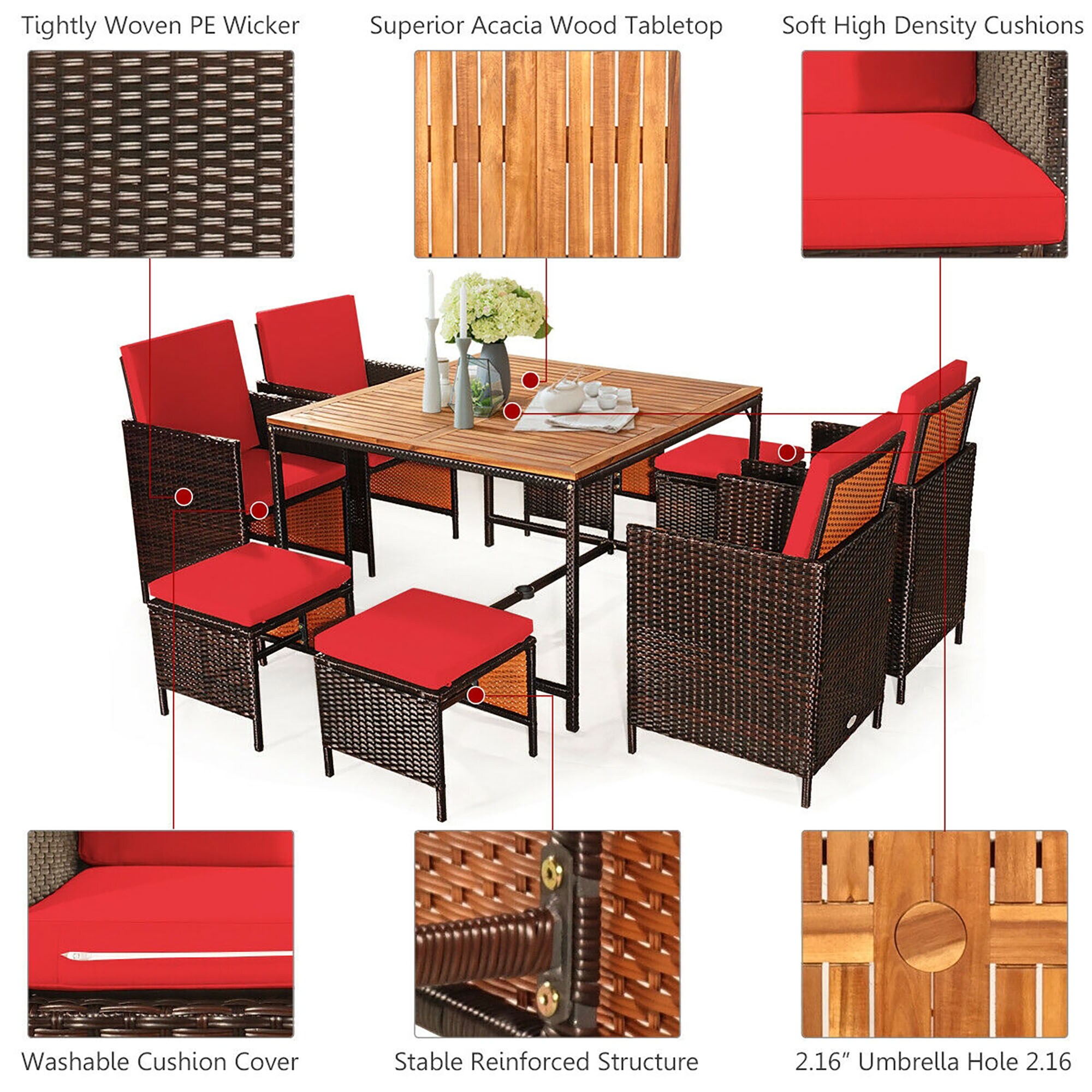 CASAINC WF-HFHW102 Patio-Conversation-Sets - View #3