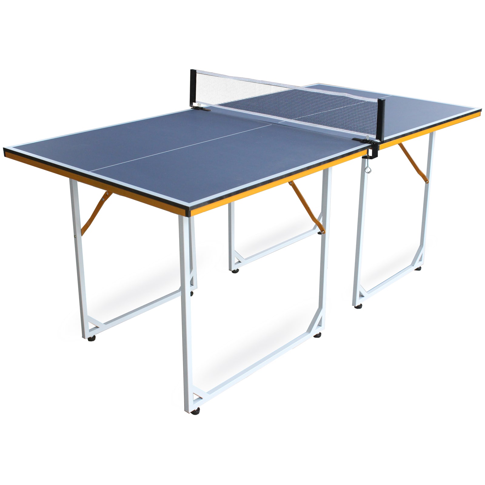 Siavonce XH40AAL 6ft Mid-Size Table Tennis Table 72-in Indoor/Outdoor Freestanding Ping Pong Table