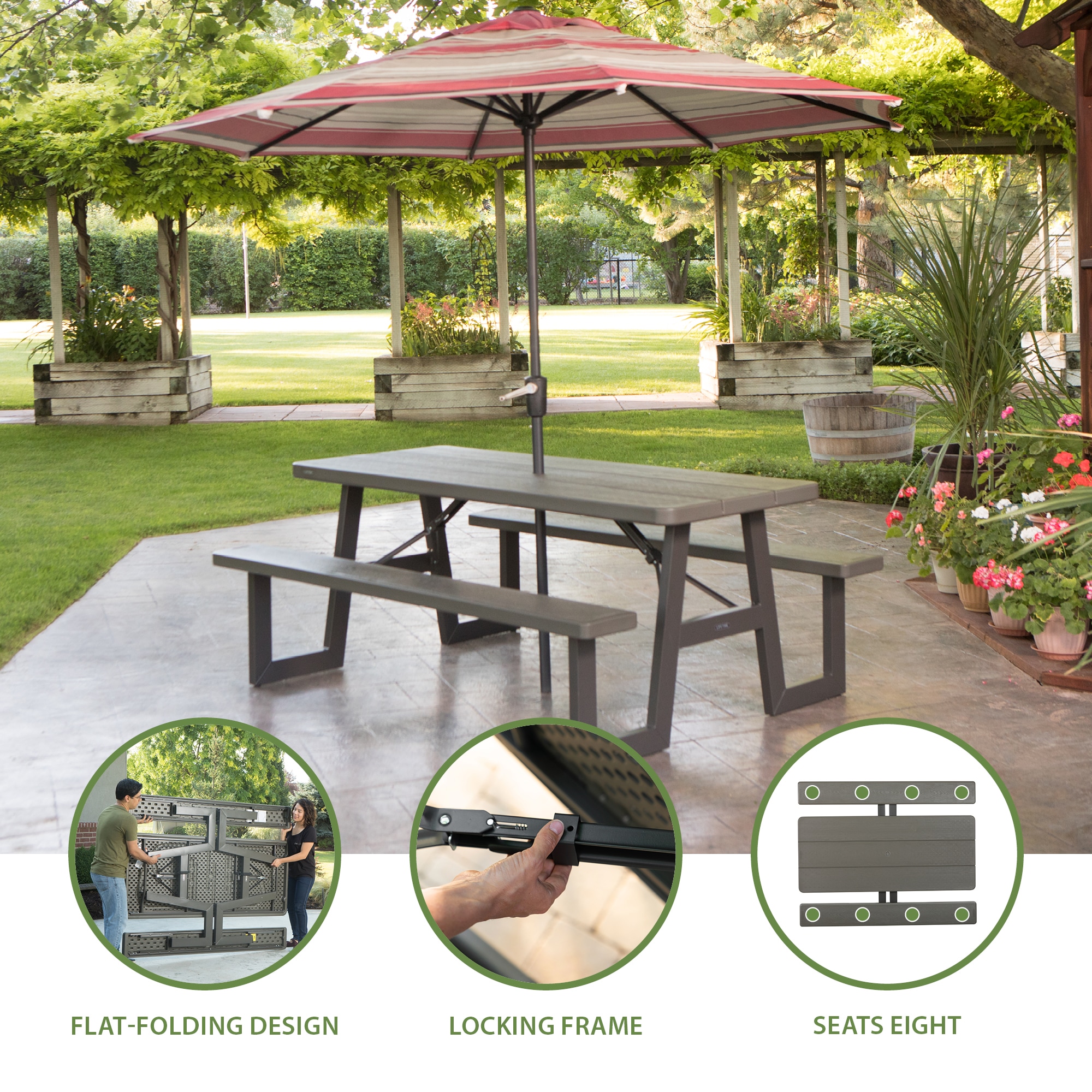 LIFETIME PRODUCTS 60233 Picnic-Tables - View #3