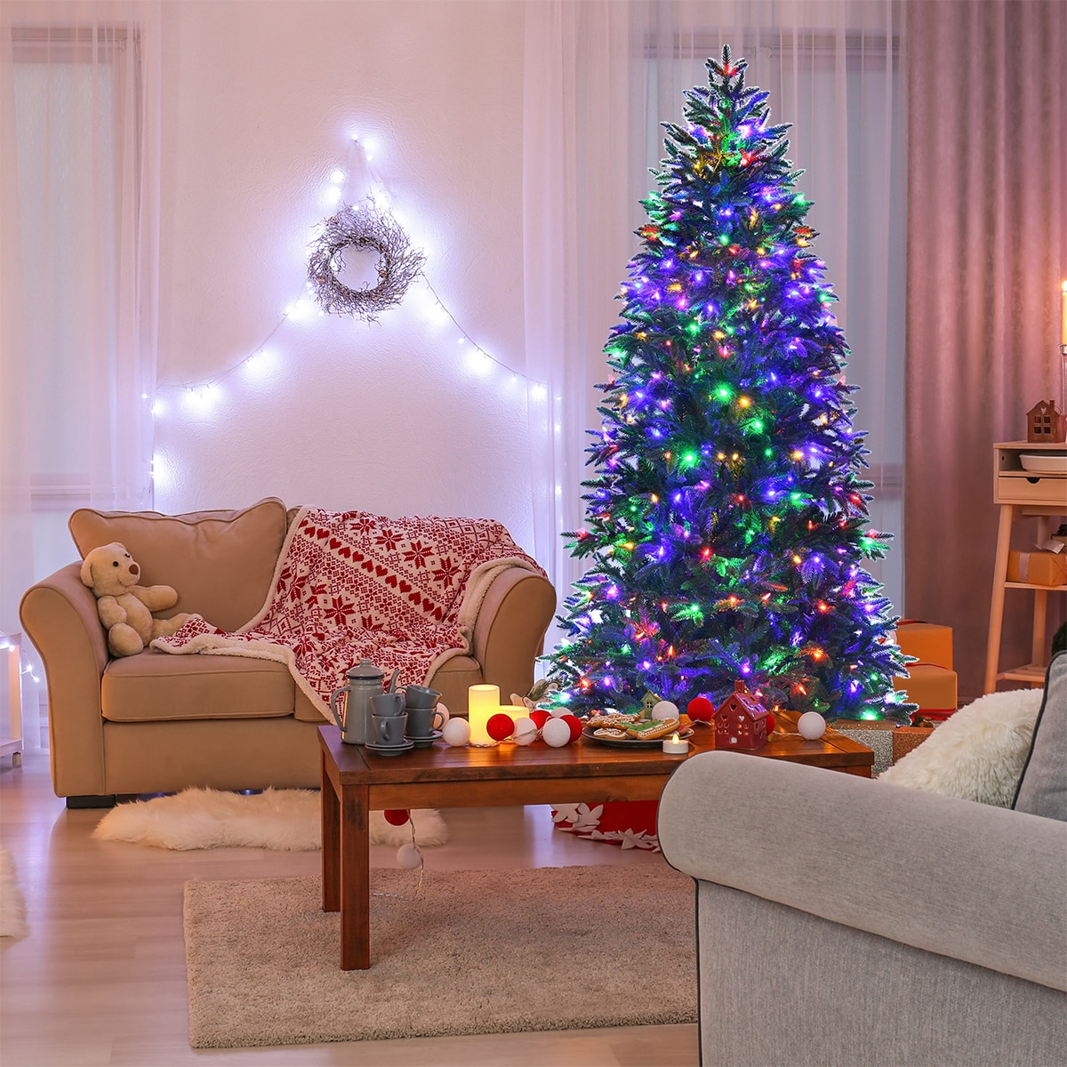 WELLFOR CM-HJY-23596US Artificial-Christmas-Trees - View #8
