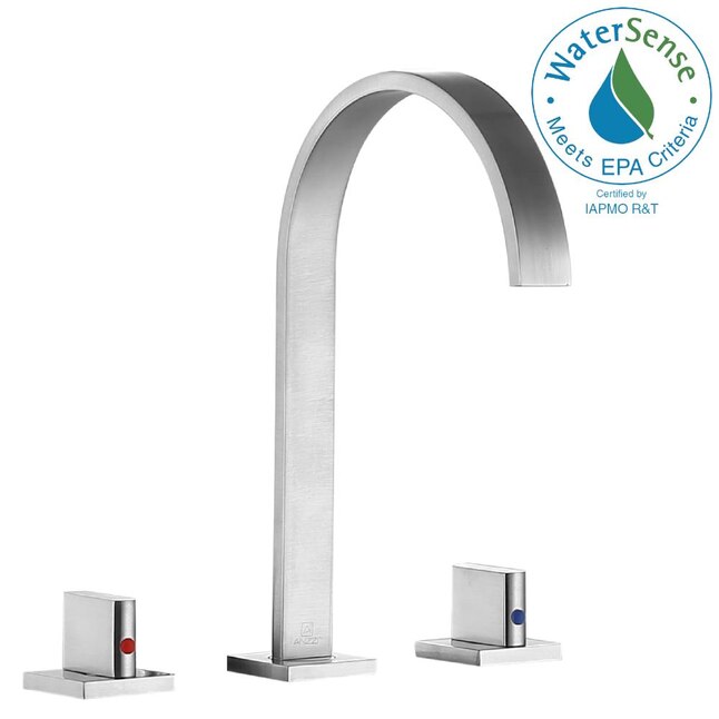 ANZZI Sabre Brushed Nickel 1-Handle Deck-Mount High-Arc Handle Kitchen Faucet ANZZI Sabre Brushed Nickel 1-Handle Deck-Mount High-Arc Handle Kitchen Faucet
