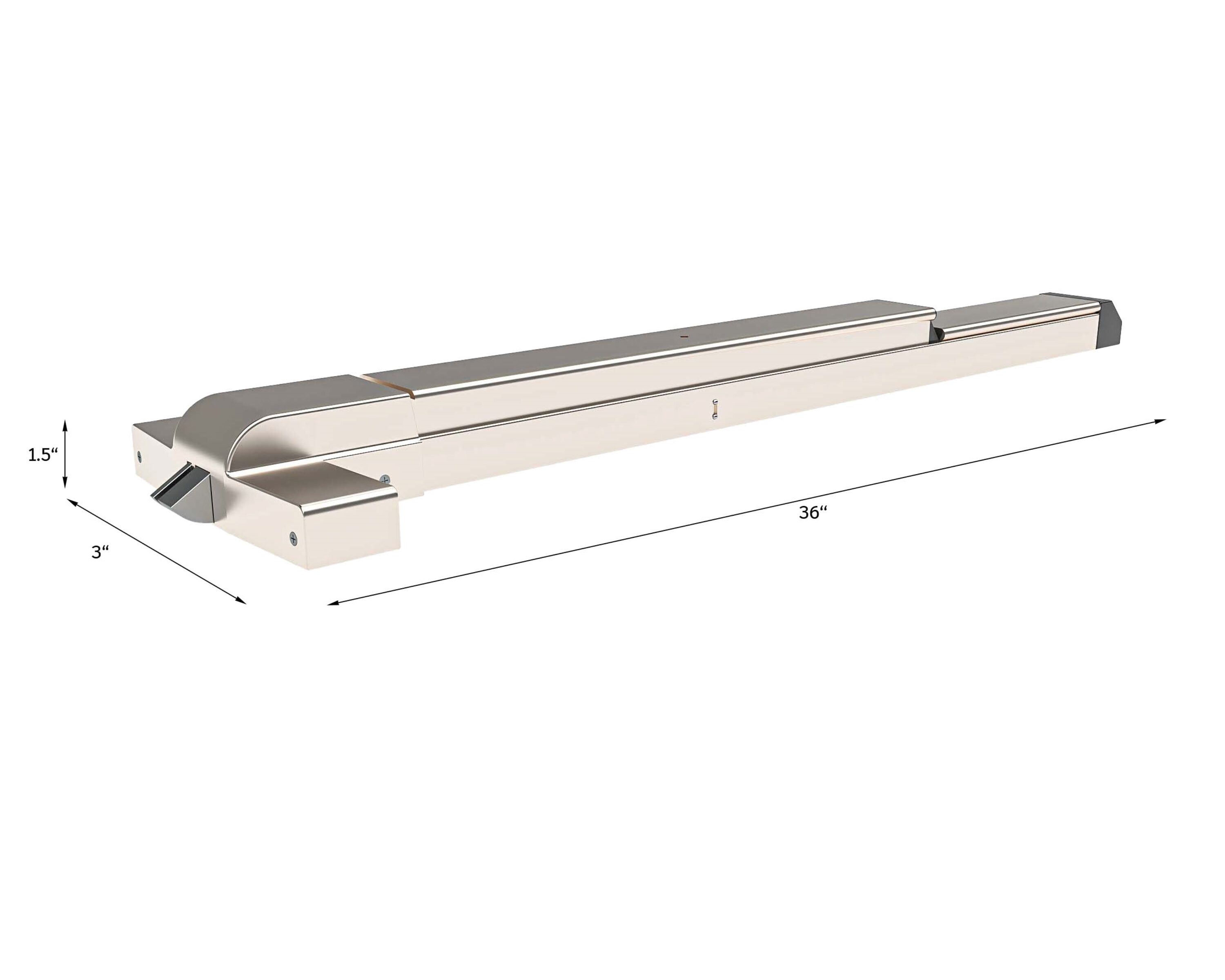 Global Door Controls TH1100-STED36-AL Door-Exit-Bars - View #3