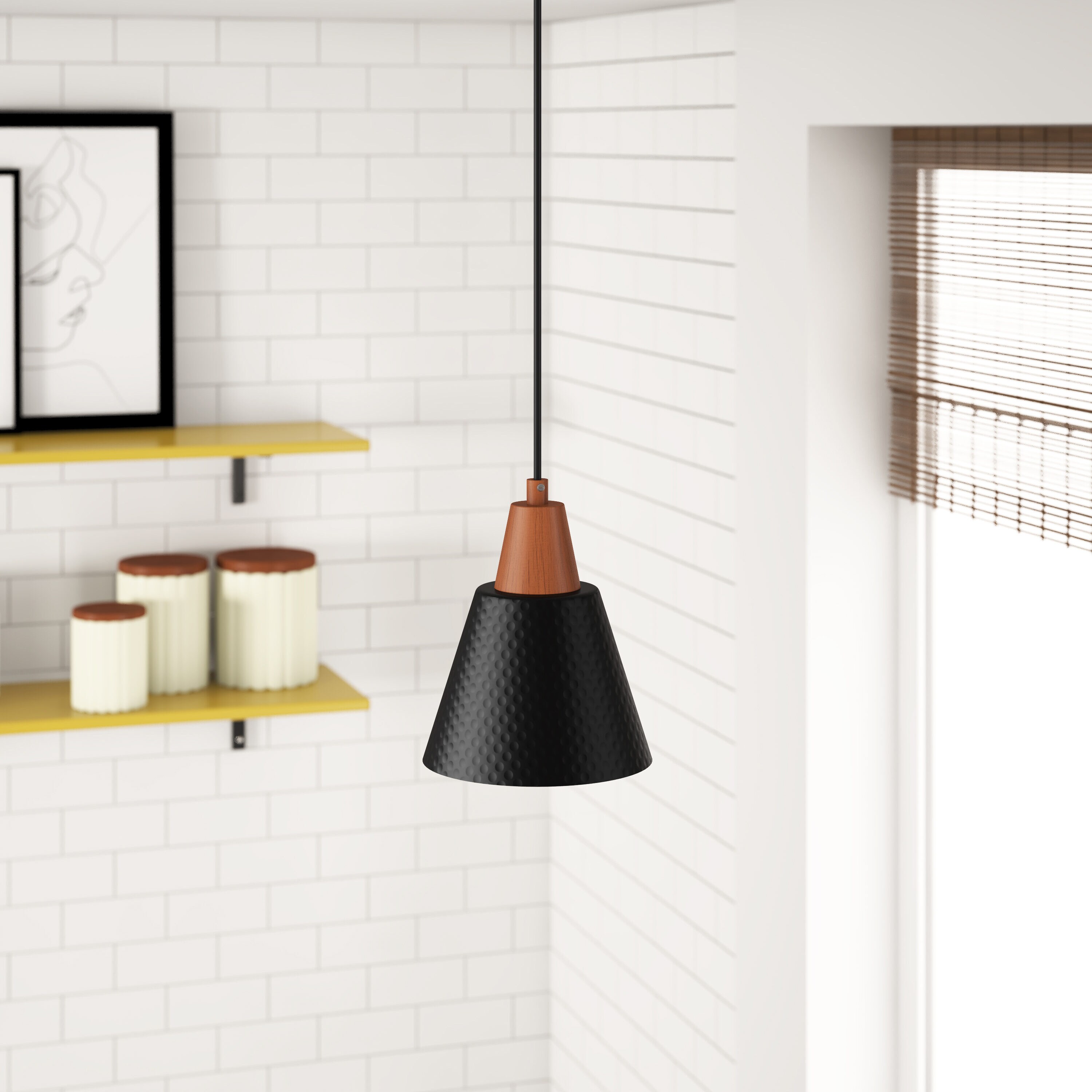 Aiwen JE-P6468BK Pendant-Lights - View #3
