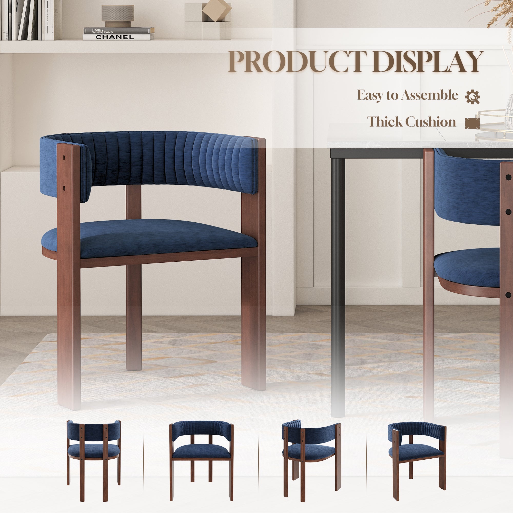 Boyel Living BLWCWS6198-BL Dining-Chairs - View #5