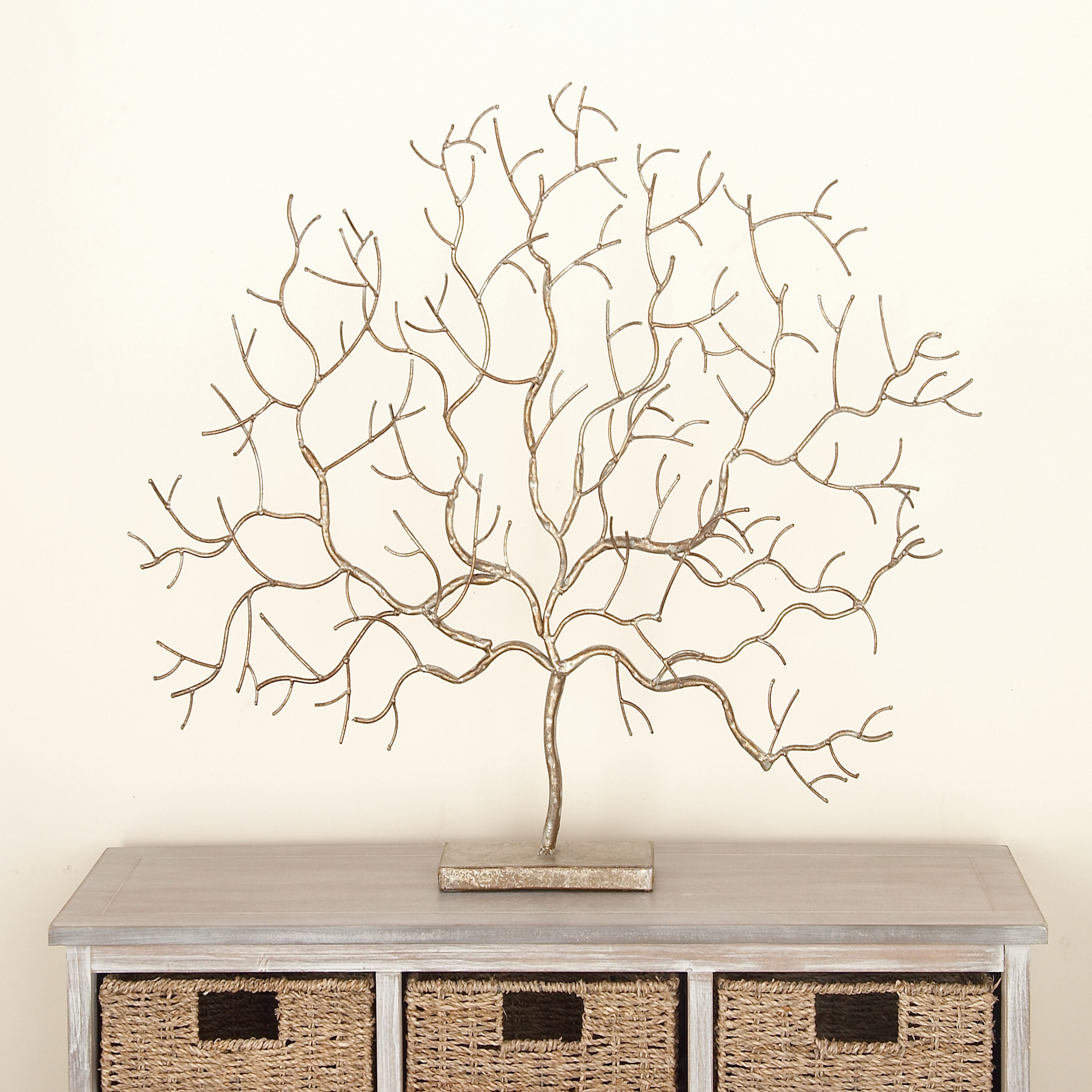 Grayson Lane 74779 Silver Iron Modern Sculpture