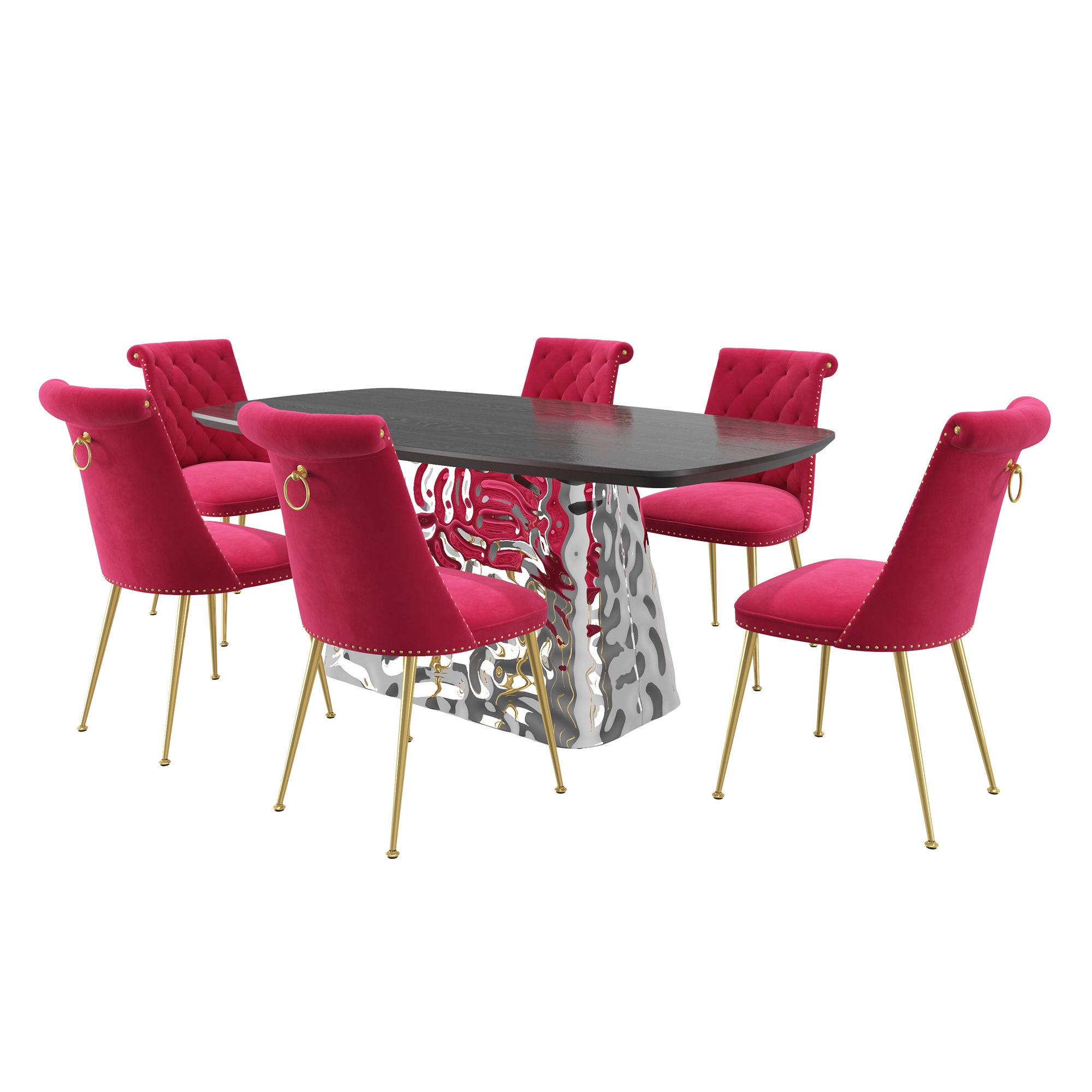 Clihome CL-1676D703ROSE Dining-Sets - View #2