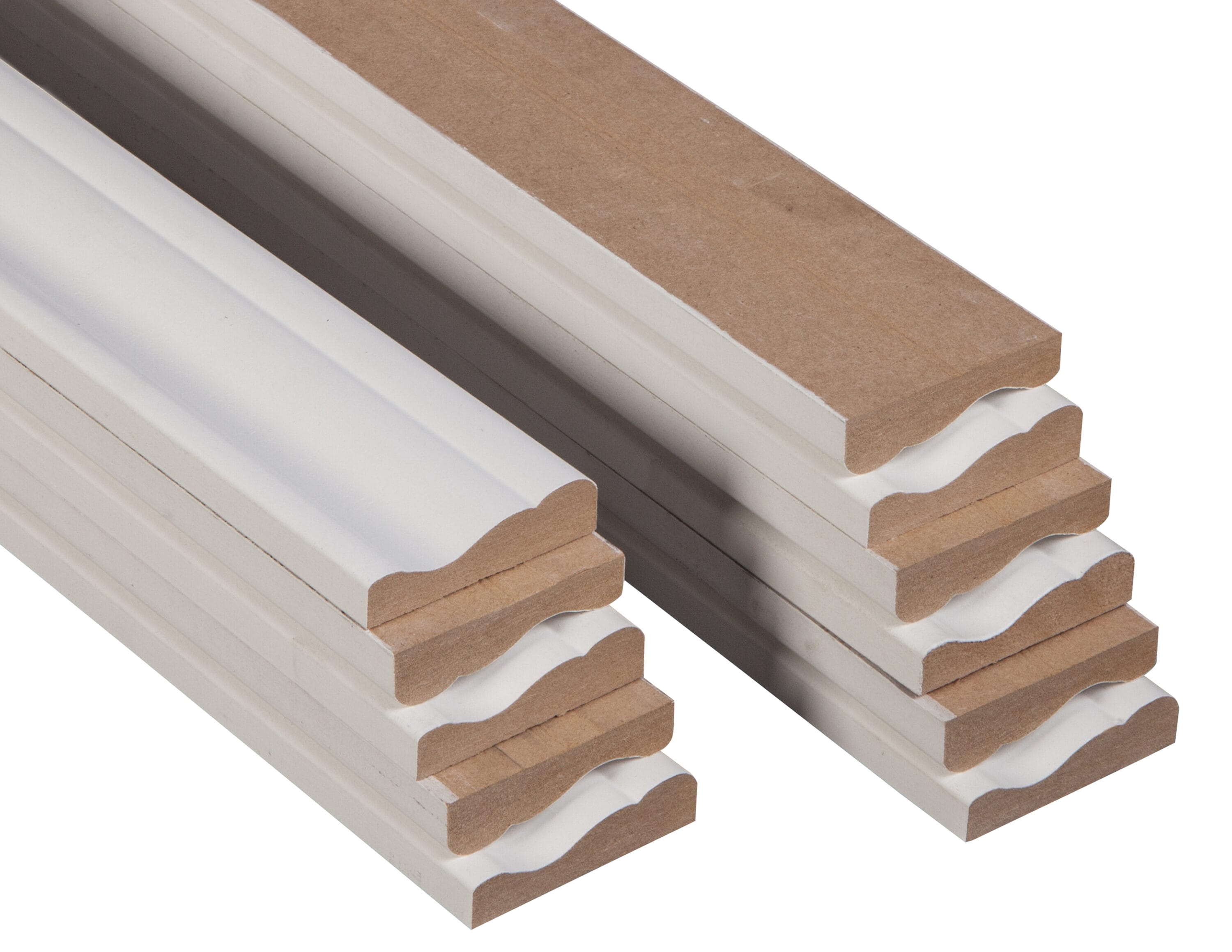 allen + roth L042145W07FBDL 9/16-in x 2-1/4-in x 7-ft Painted MDF C214 ACOL Casing 12 -Pack