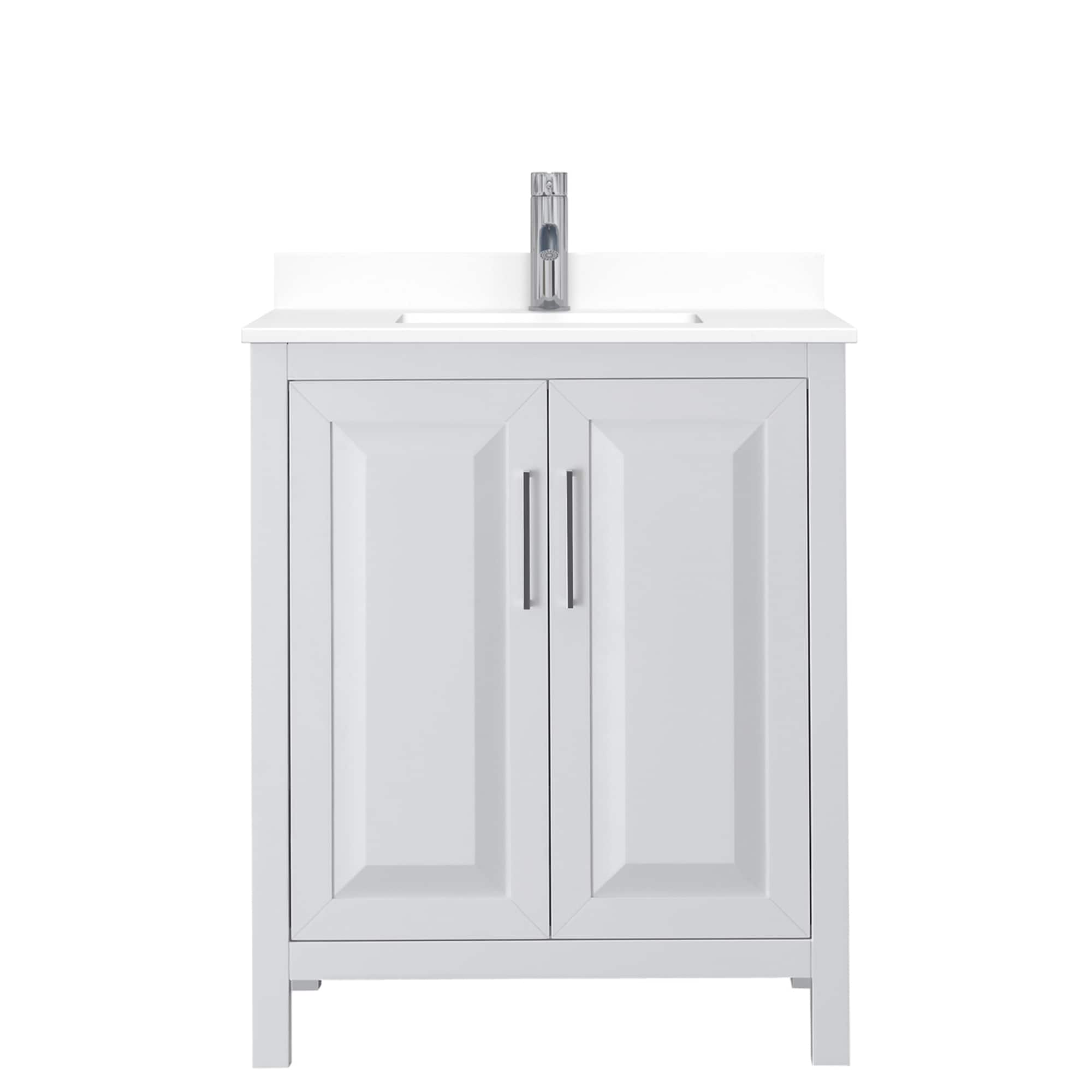 Wyndham Collection WCV252530SWHWCUNSMXX Bath-Vanity-Combo - View #3