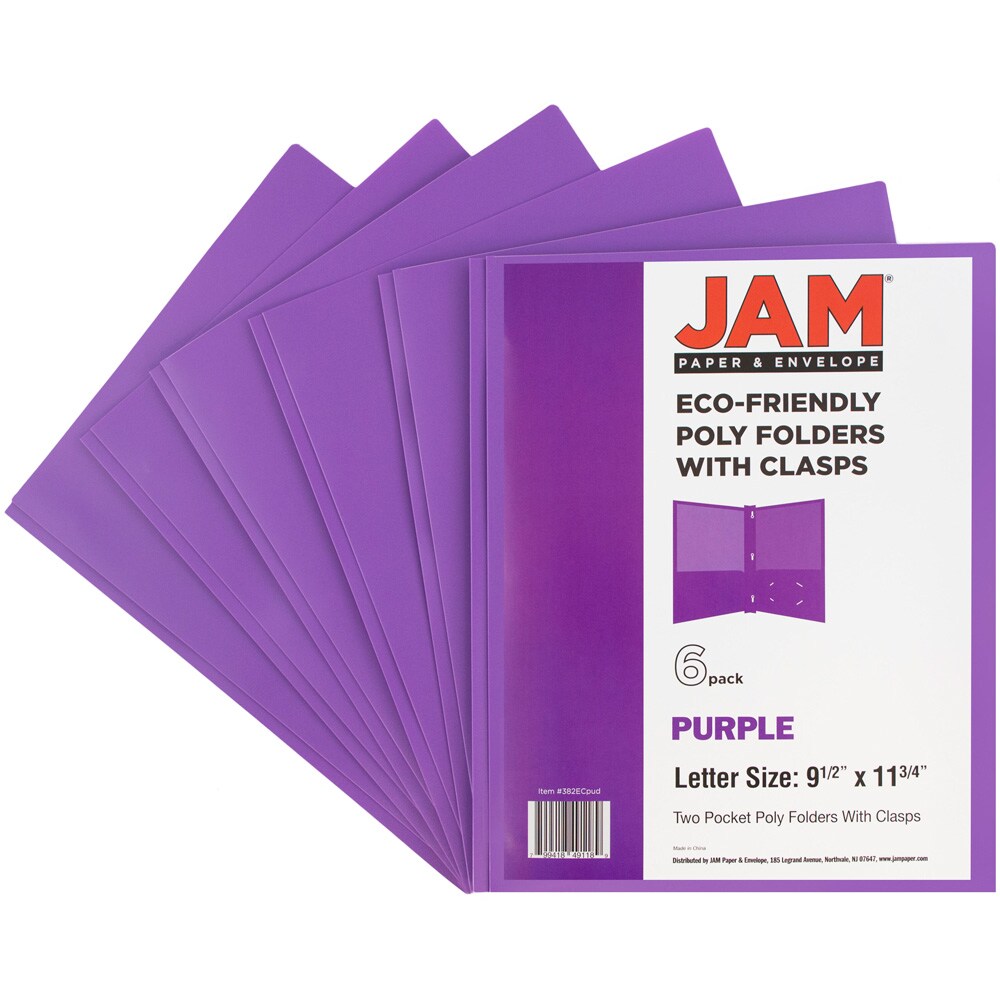 A4 Purple  Spiral Folder with 50 Sleeves Pryse 4240056  