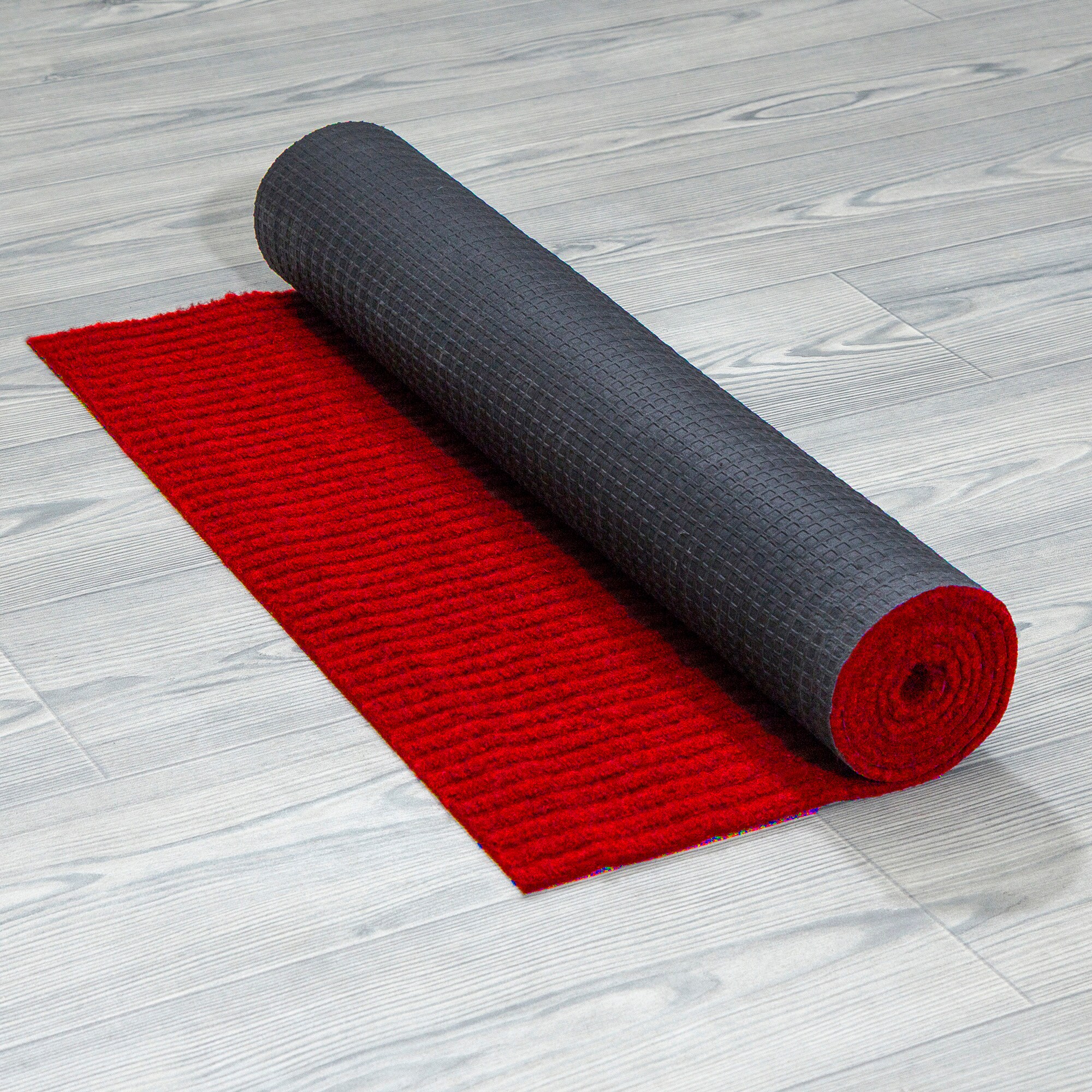 Ottomanson Non-Slip Utility Entryway Mat 2 X 3 (ft) Red Indoor/Outdoor ...