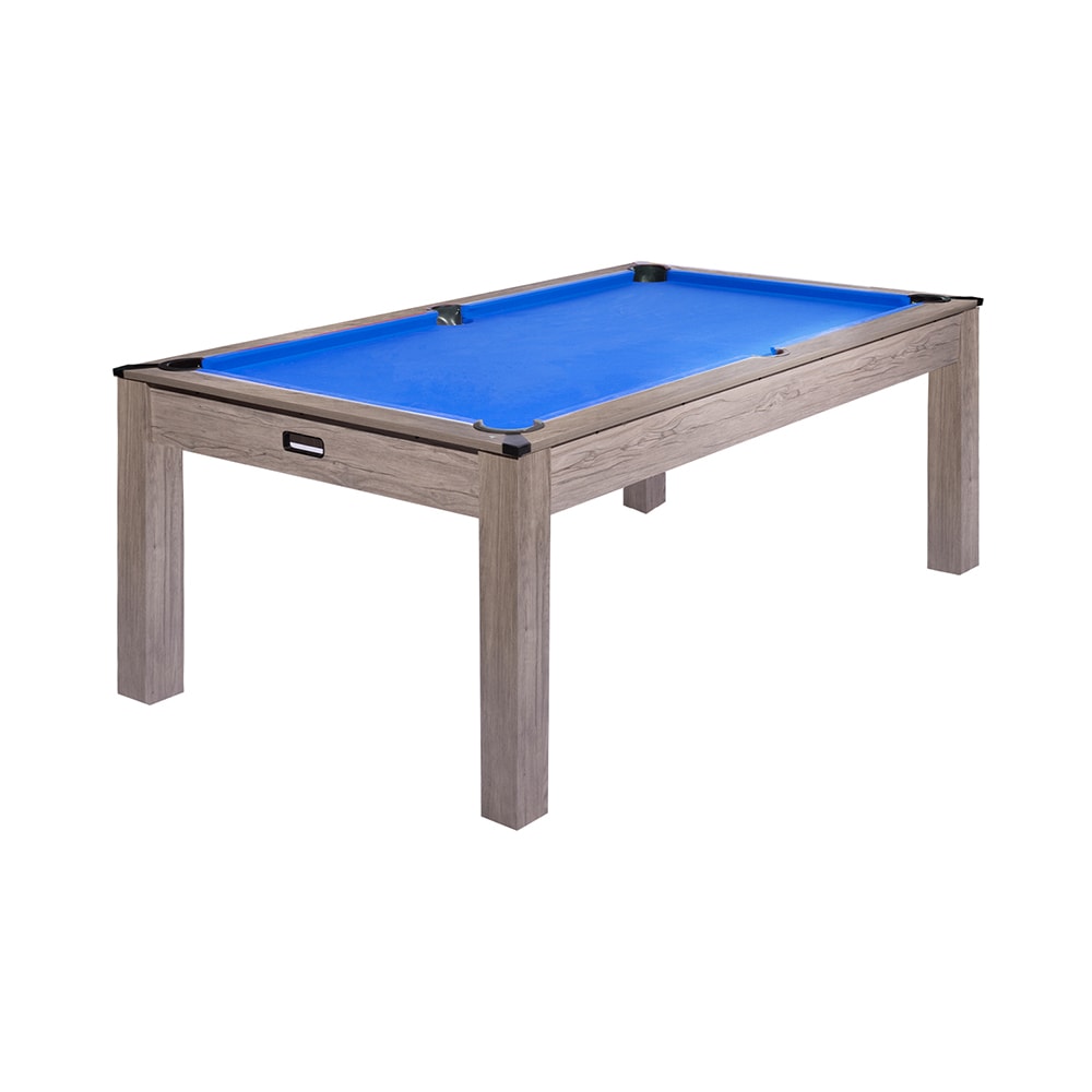 Garvee 7 ft Pool Table for Adults Complete Billiard Set with 2 Cues 16 Balls Triangle Chalk and Brush K Leg Construction Professional Cloth Blue