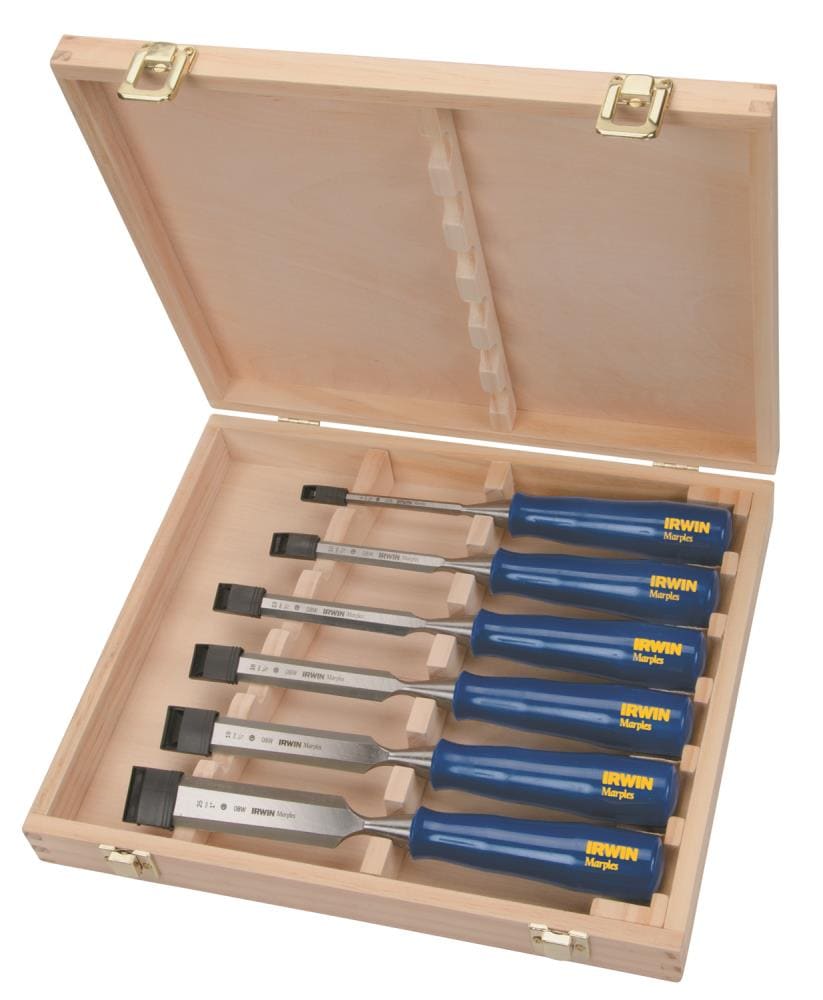 IRWIN Marples 6-Pack Woodworking Chisels Set in the Chisel Sets department  at