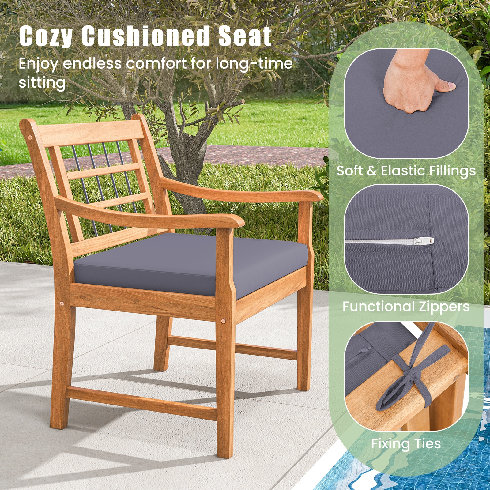 Ayelon 587GRLW4KHW72 Patio-Conversation-Sets - View #5