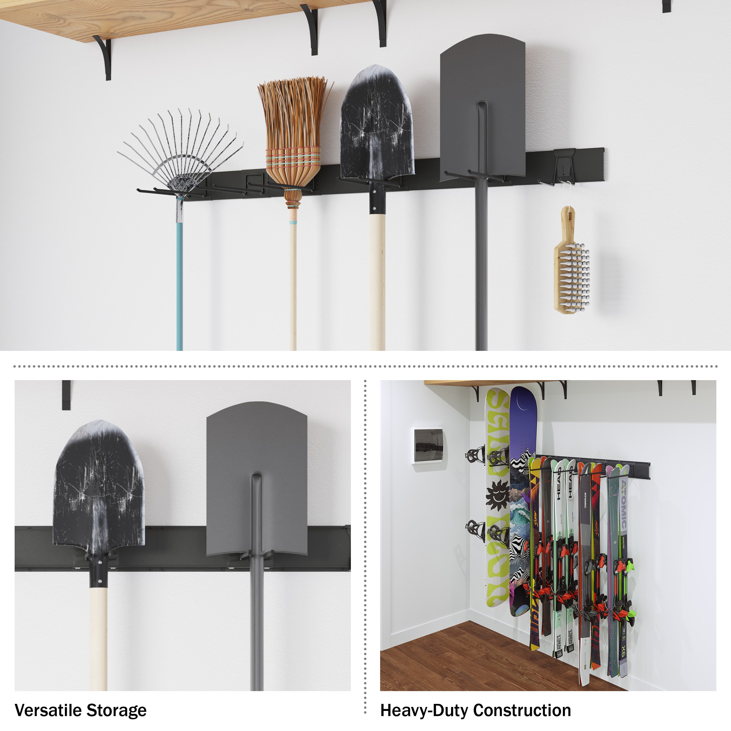 Stalwart 83-SS1000 Garage-Storage-Hooks - View #7