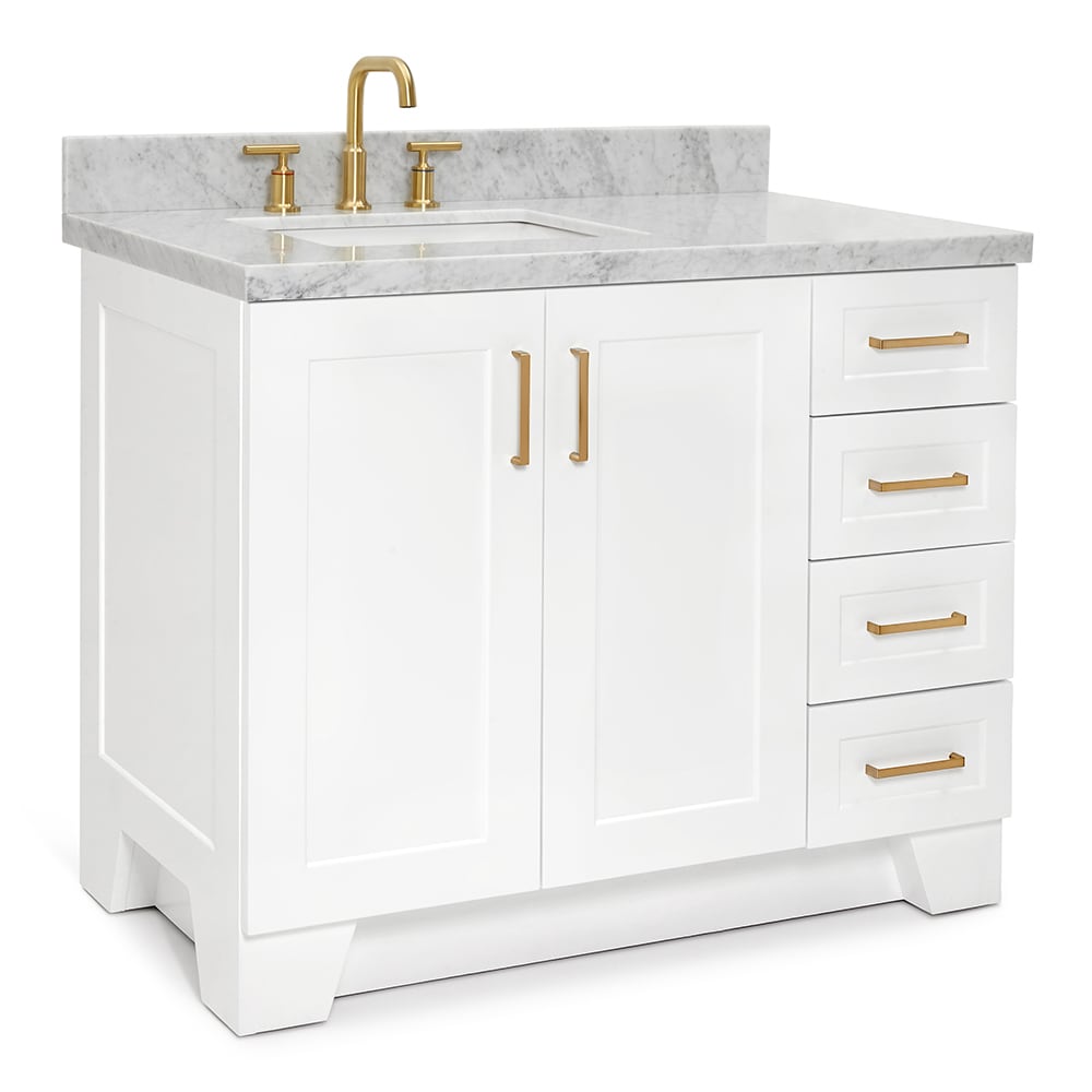 ARIEL Q043SLCWRVOWHT Bath-Vanity-Combo - View #3