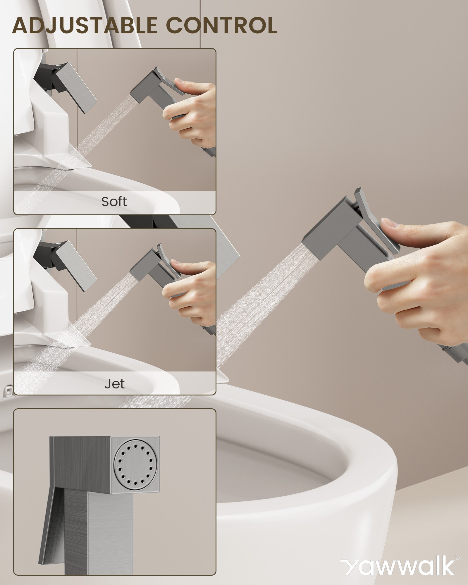 YAWWALK Y11W70-BN Bidet-Faucets - Thumbnail View #3