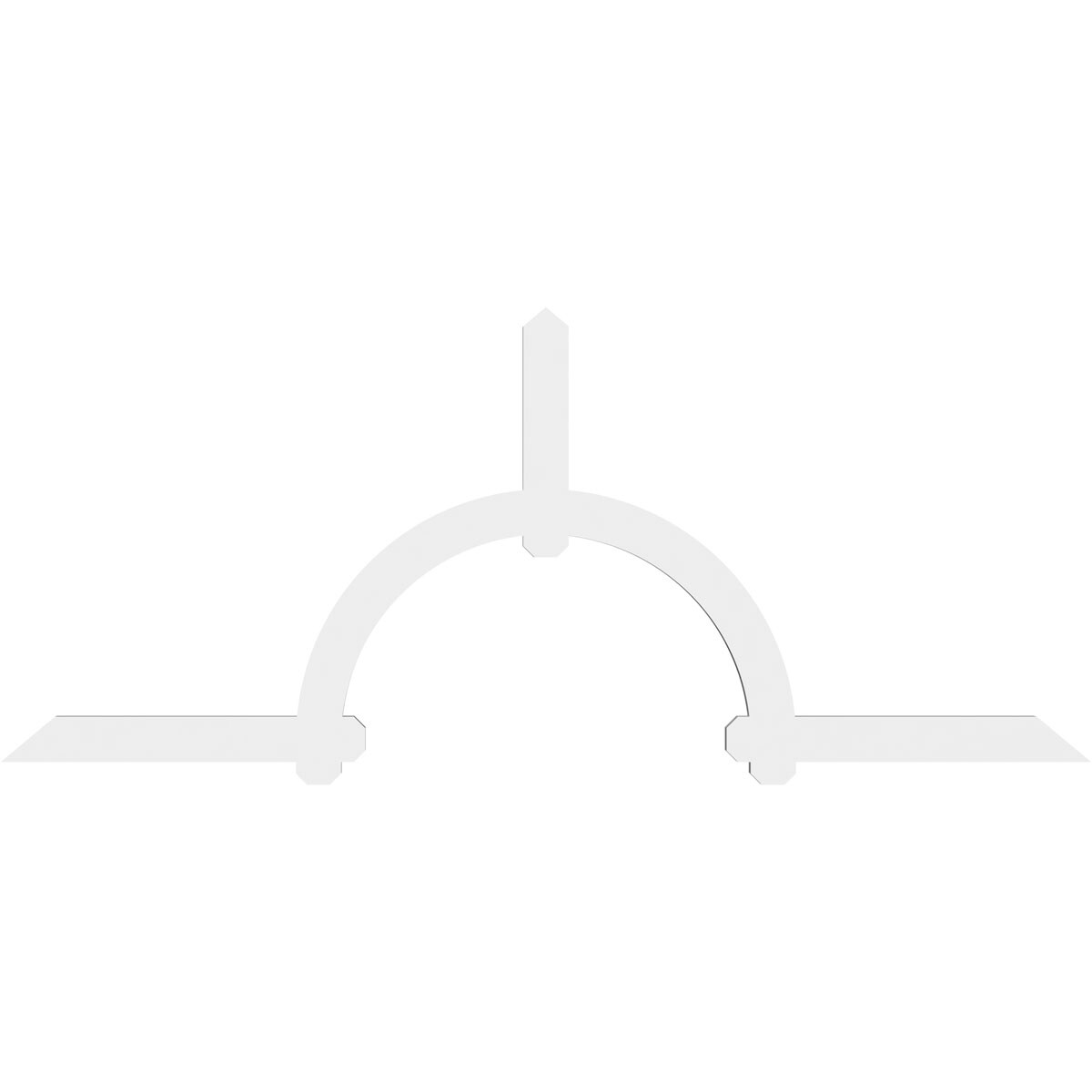 Ekena Millwork GBP096X40X0204ERI00 Exterior-Brackets-Braces - View #2