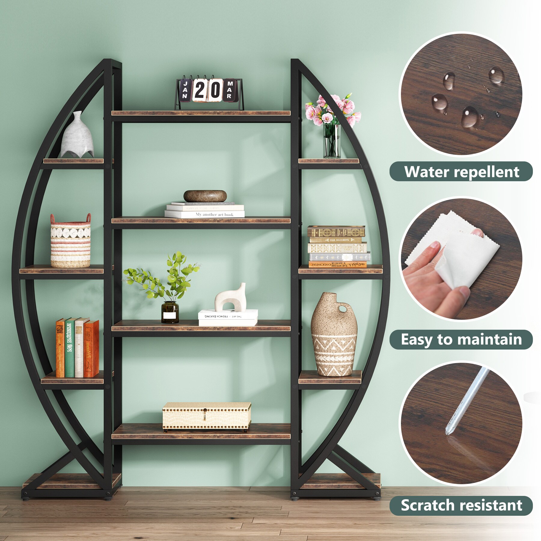 Tribesigns HOGA-C0663 bookcases - View #4