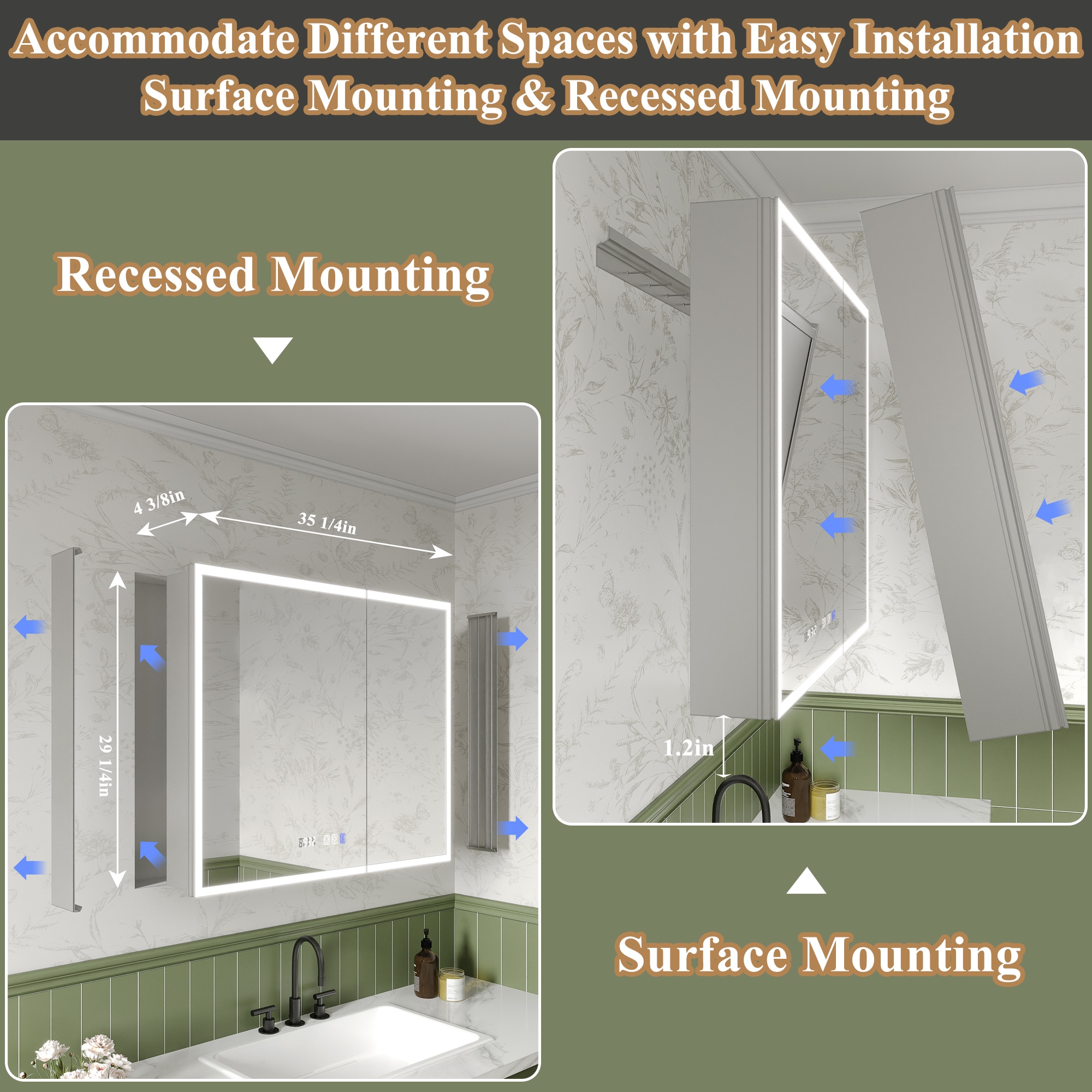 ExBrite DIBC3030LE Bathroom-Medicine-Cabinets - View #16