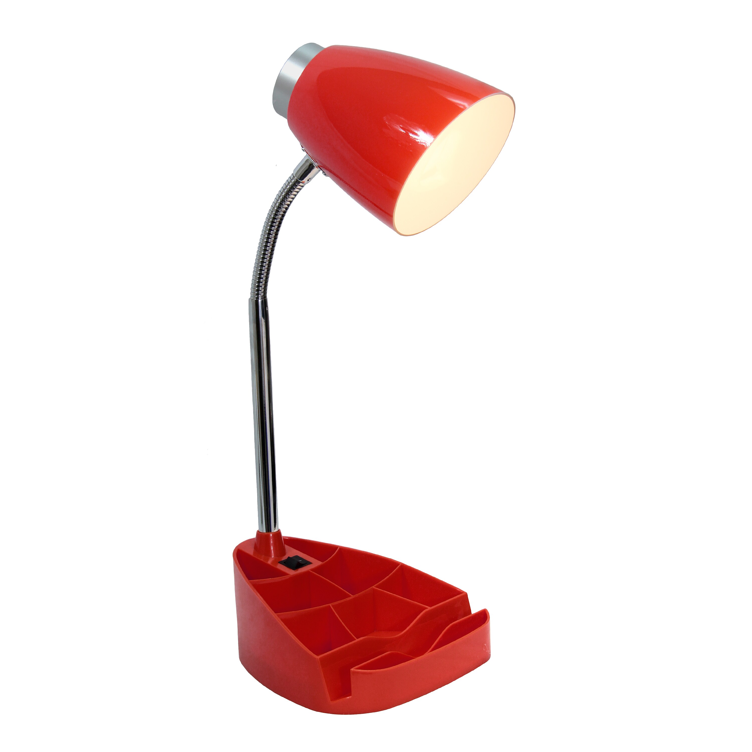 red swing arm desk lamp